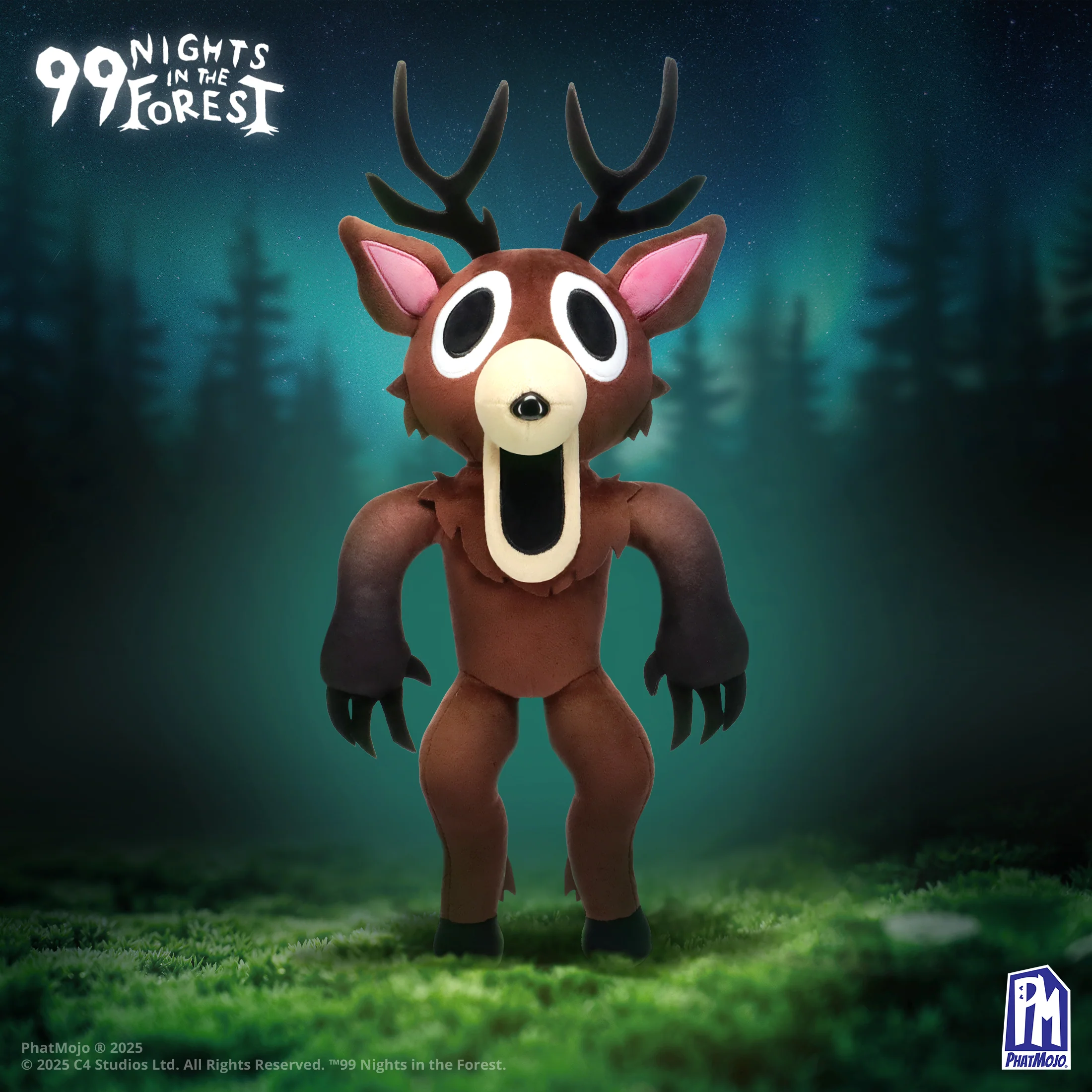 99 Nights in the Forest — 14” Deluxe Plush — The Deer — Series 1 — Includes DLC Codes Redeemable on Roblox — Officially Licensed Plush Toy by PhatMojo - Image 3