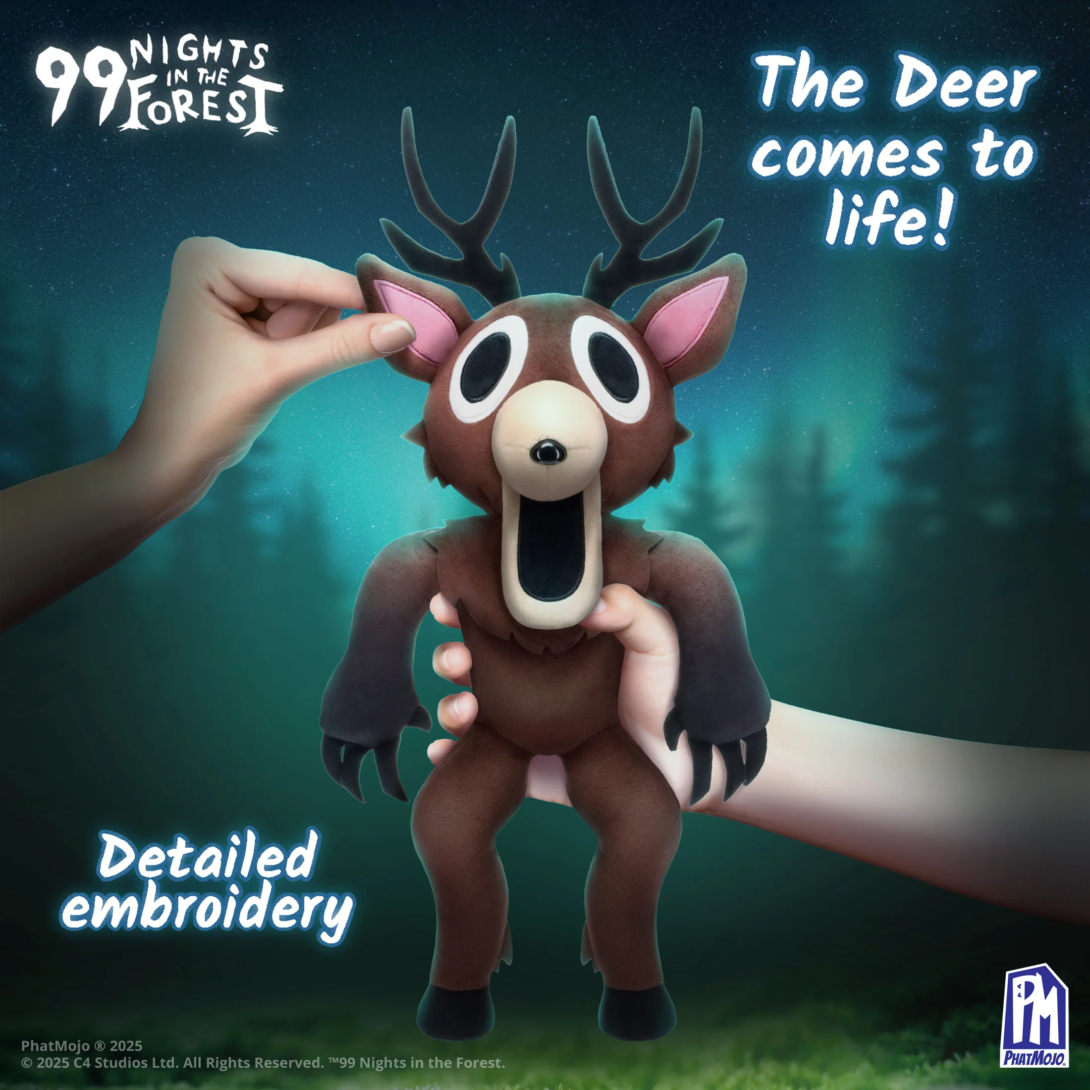 99 Nights in the Forest — 14” Deluxe Plush — The Deer — Series 1 — Includes DLC Codes Redeemable on Roblox — Officially Licensed Plush Toy by PhatMojo - Image 5