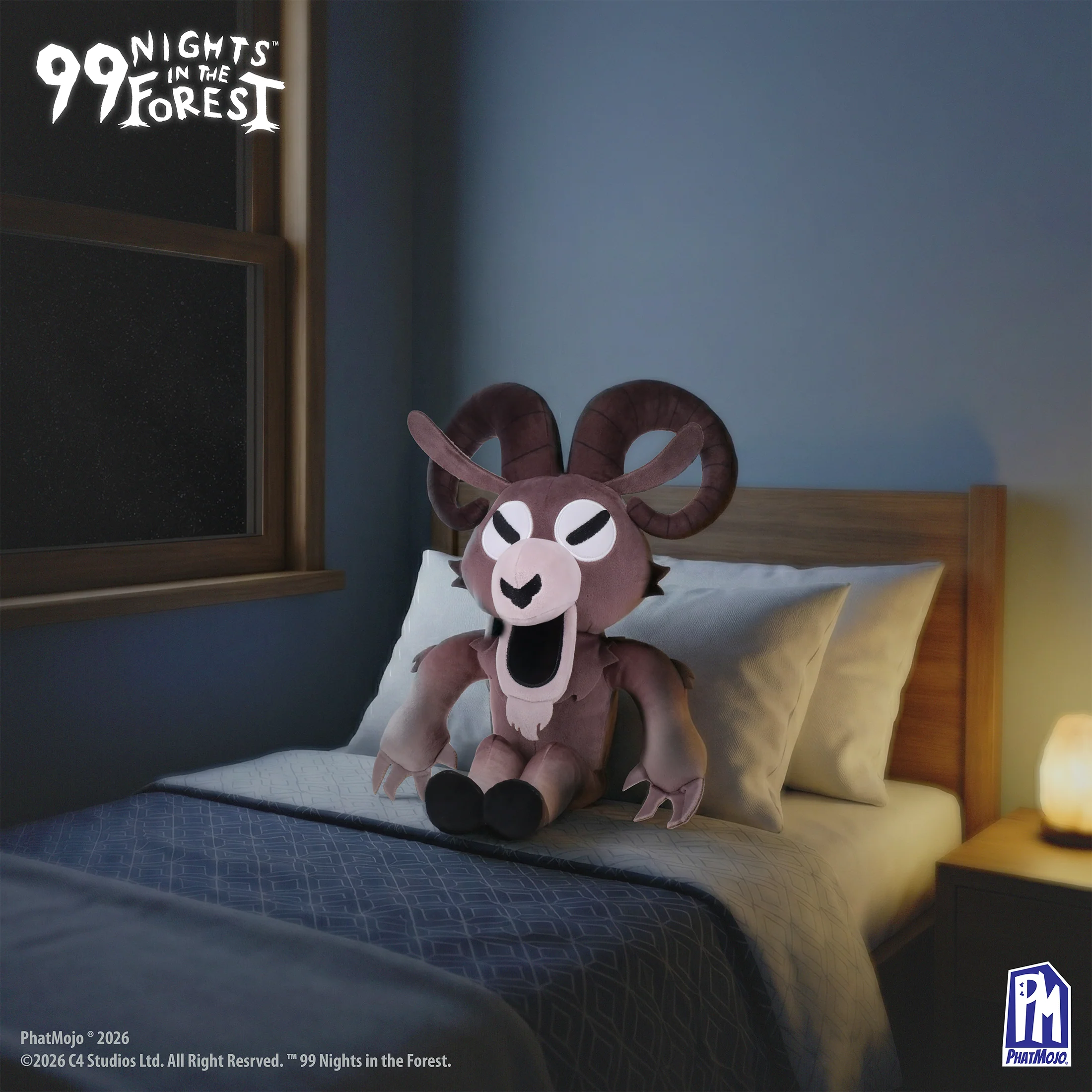 99 Nights in the Forest - 15.5” Deluxe Plush - The Ram - Redeemable on Roblox - Officially Licensed Plush Toy by PhatMojo - Image 3