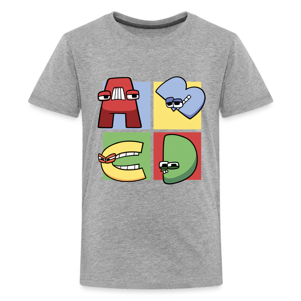 ALPHABET LORE - ABCD T-Shirt (Youth) - Image 4