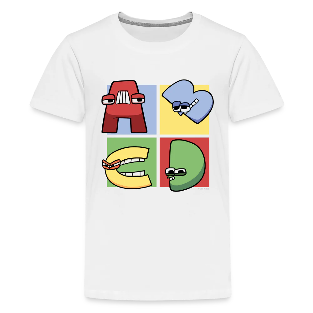 ALPHABET LORE - ABCD T-Shirt (Youth) - Image 7