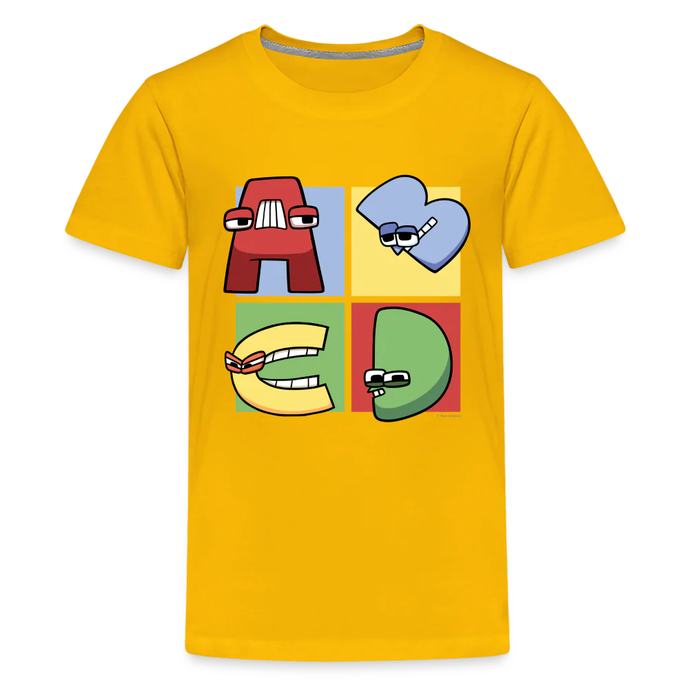 ALPHABET LORE - ABCD T-Shirt (Youth) - Image 8