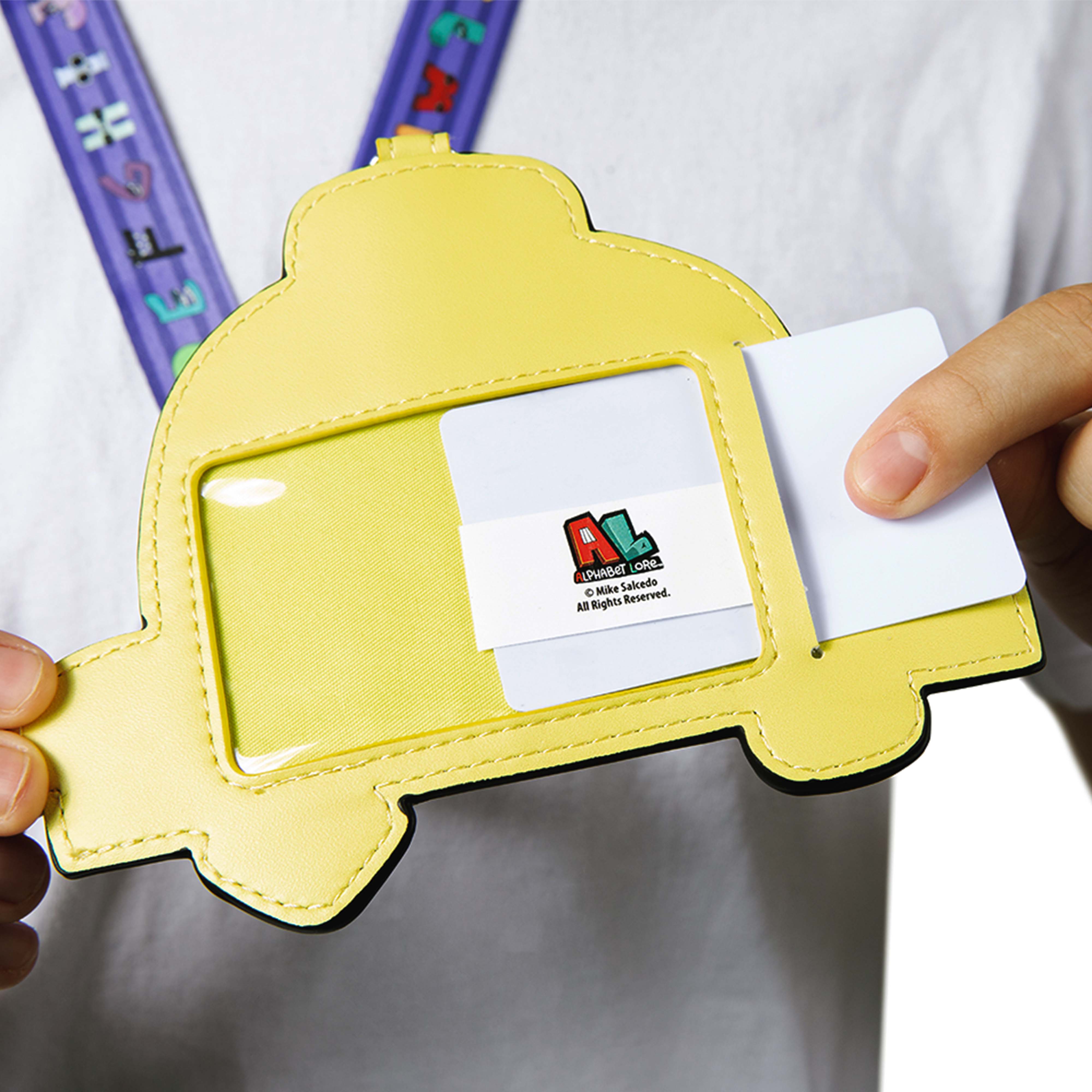 ALPHABET LORE – Cab Lanyard w/ Metallic Charm | Student ID Badge Holder w/ PVC Window | Back-to-School Accessory | School Supplies | Officially Licensed - Image 4