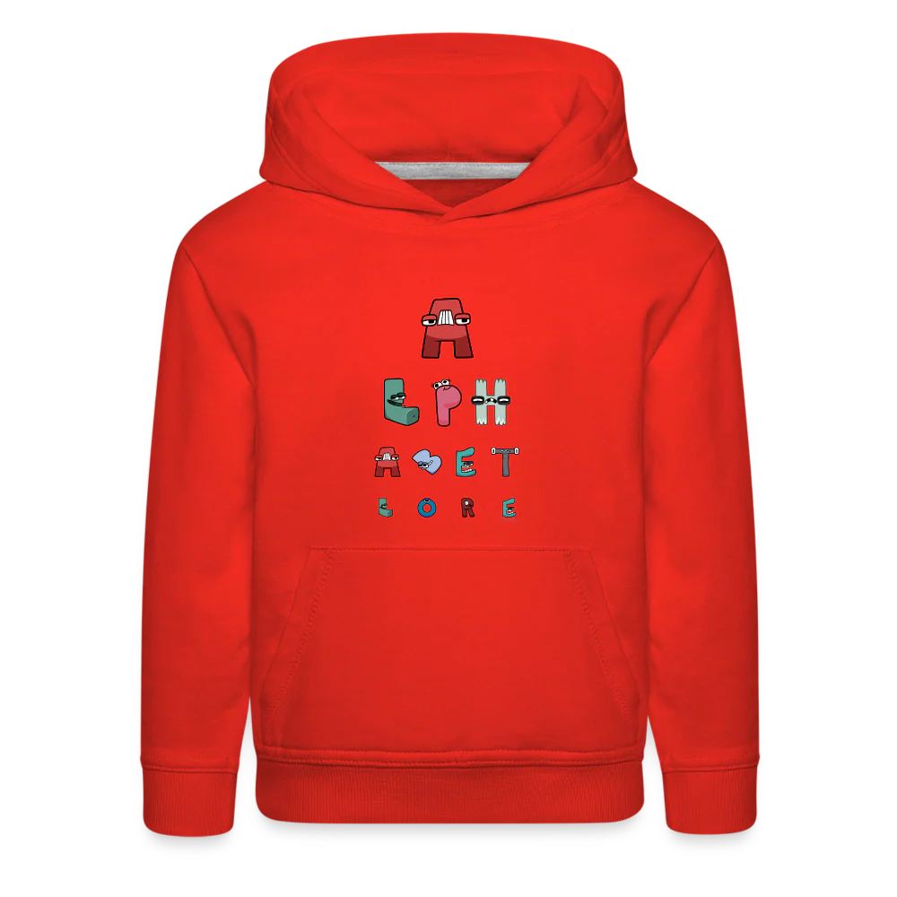 ALPHABET LORE - Eye Chart Hoodie (Youth) - Image 3