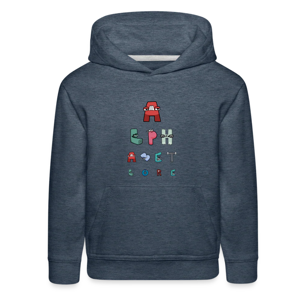ALPHABET LORE - Eye Chart Hoodie (Youth) - Image 4