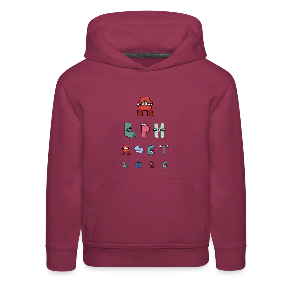 ALPHABET LORE - Eye Chart Hoodie (Youth) - Image 7