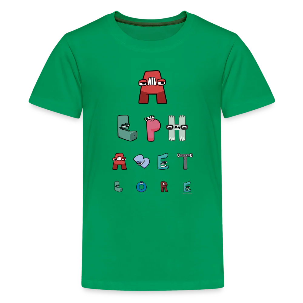 ALPHABET LORE - Eye Chart T-Shirt (Youth) - Image 3