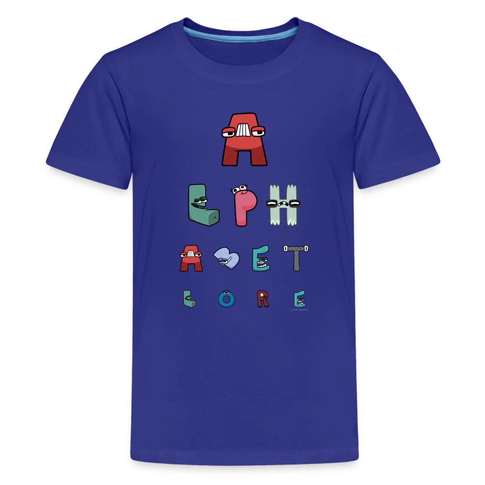 ALPHABET LORE - Eye Chart T-Shirt (Youth) - Image 5