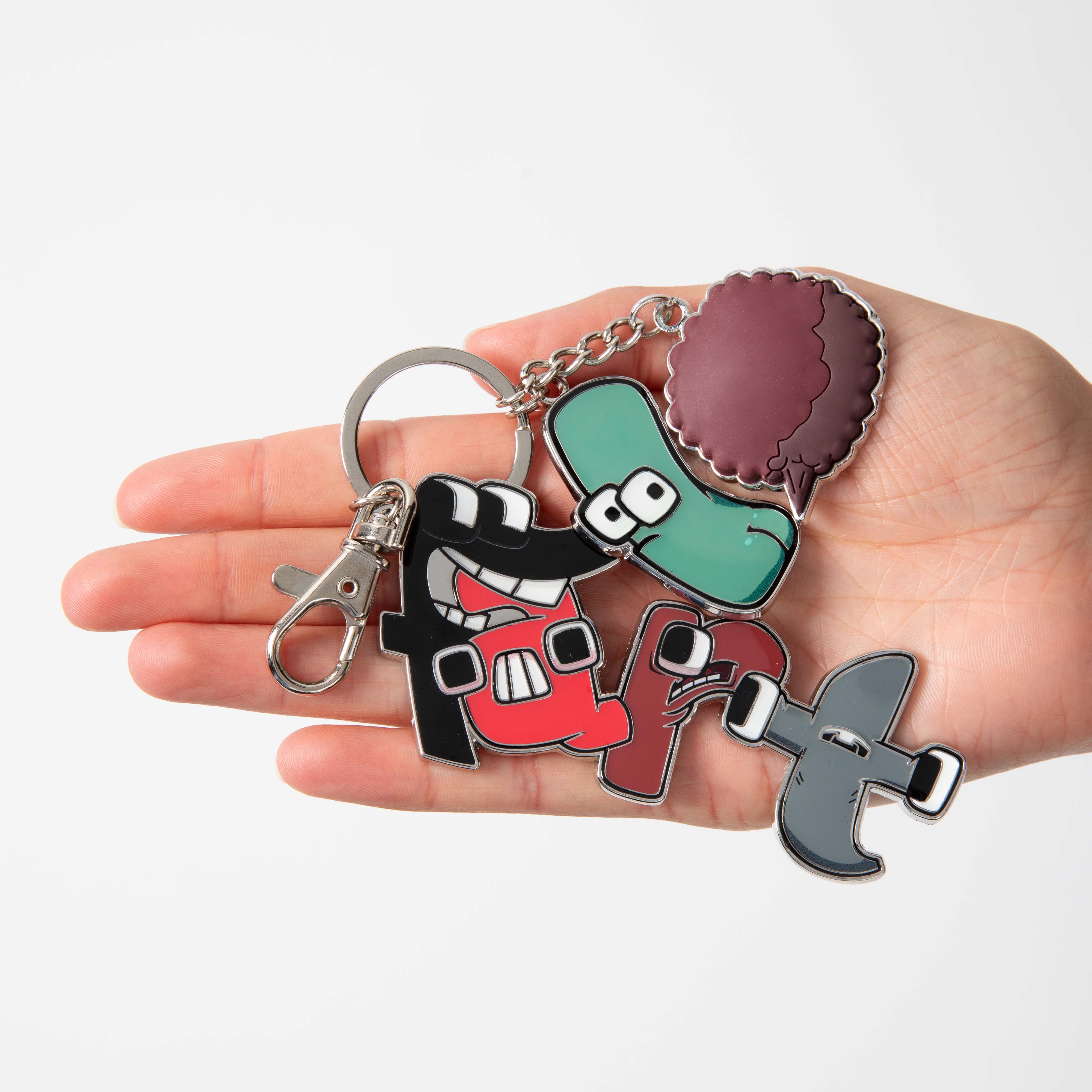 ALPHABET LORE – "FART" Keychain | 2.75" Wide Metallic Keychain | Featuring Iconic Characters A, F, R, T & L | Durable, Fun & Collectible Accessory for Fans | Great Gift | Hilarious & Stylish | Officially Licensed - Image 3