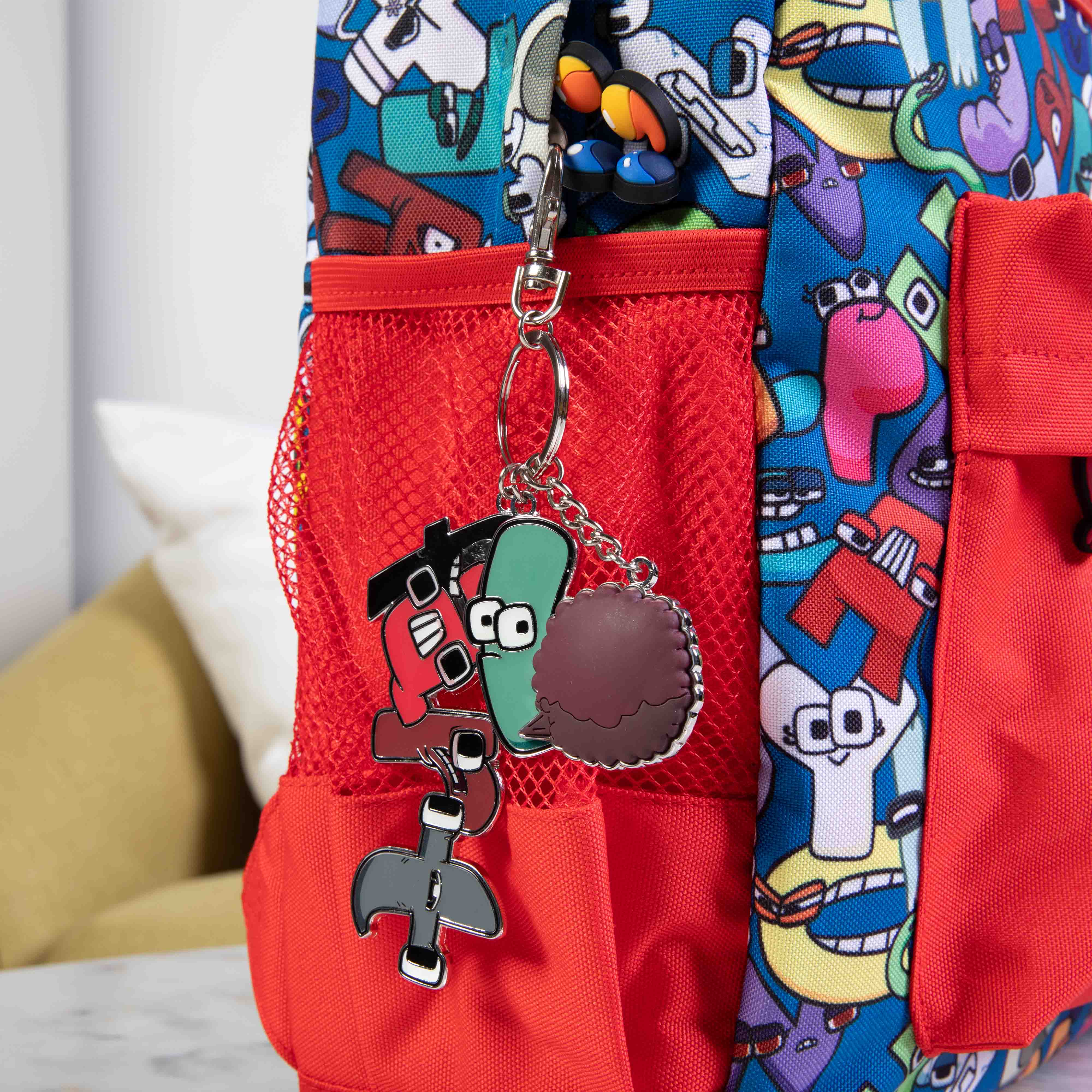 ALPHABET LORE – "FART" Keychain | 2.75" Wide Metallic Keychain | Featuring Iconic Characters A, F, R, T & L | Durable, Fun & Collectible Accessory for Fans | Great Gift | Hilarious & Stylish | Officially Licensed - Image 6