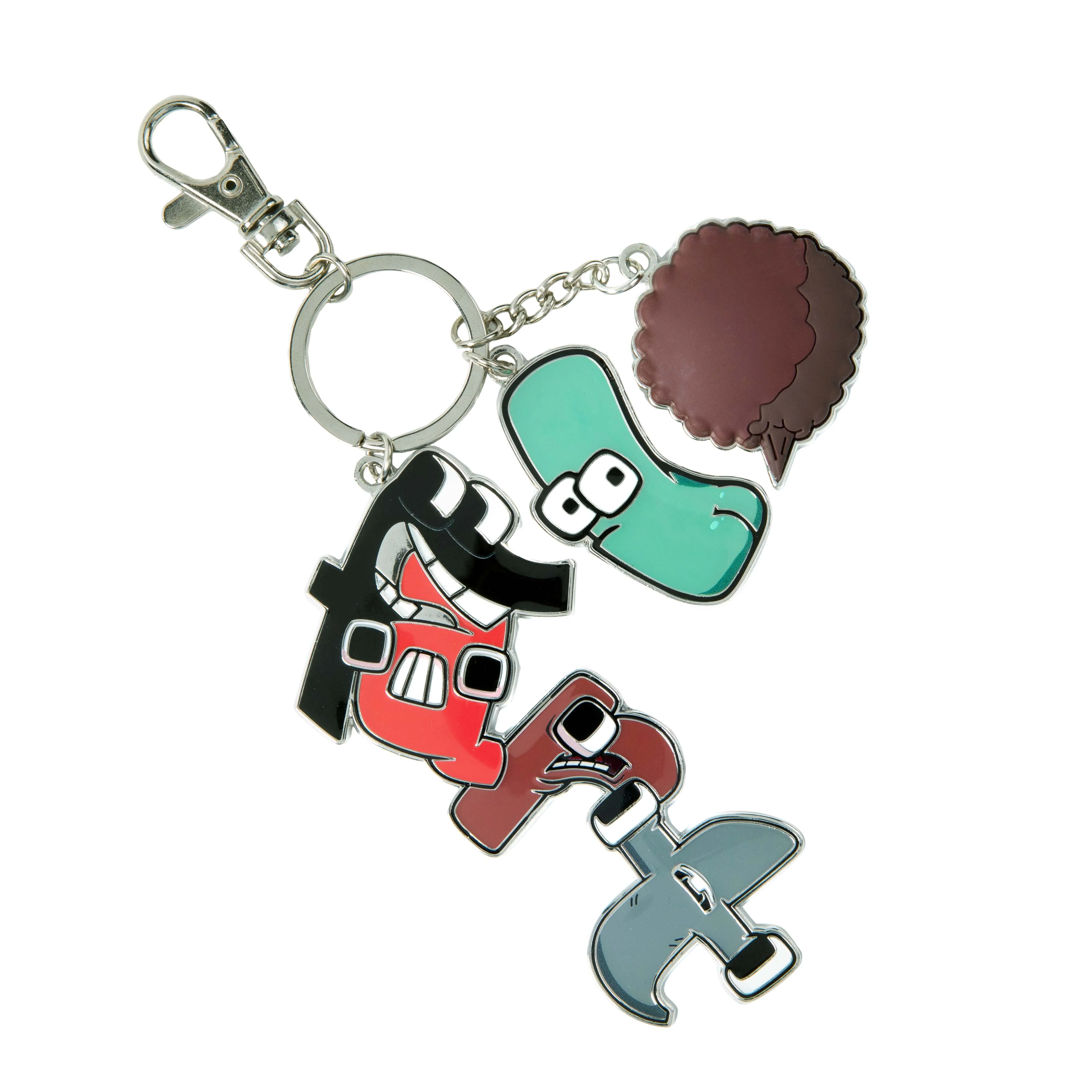 ALPHABET LORE – "FART" Keychain | 2.75" Wide Metallic Keychain | Featuring Iconic Characters A, F, R, T & L | Durable, Fun & Collectible Accessory for Fans | Great Gift | Hilarious & Stylish | Officially Licensed - Image 7