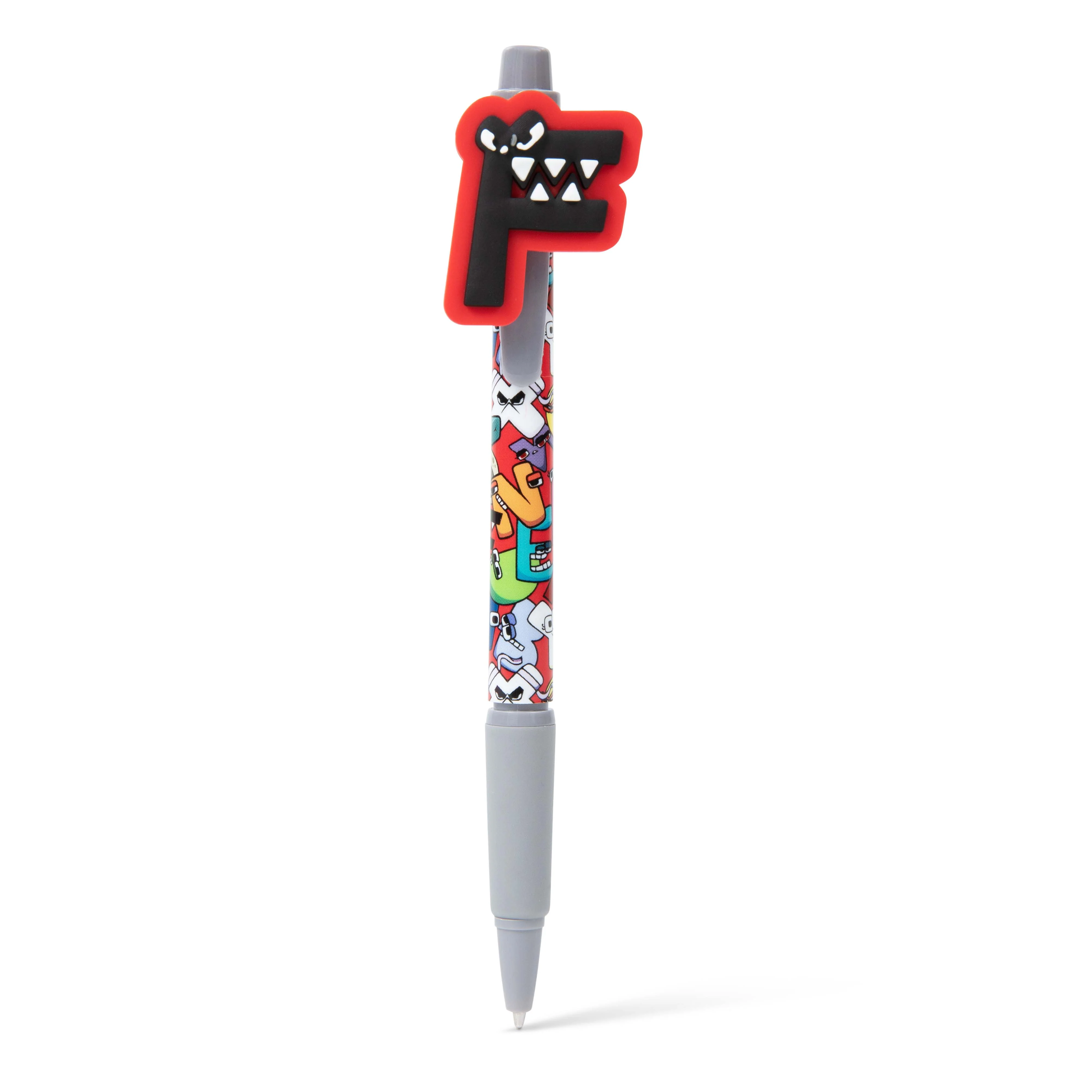 ALPHABET LORE – FNP Charm Pen Set (3-Pack) | 5.6" Tall Writing Utensils w/ Character Toppers | Back-to-School Essentials | School Supplies | Smooth-Writing w/ Black Ink | Officially Licensed - Image 6