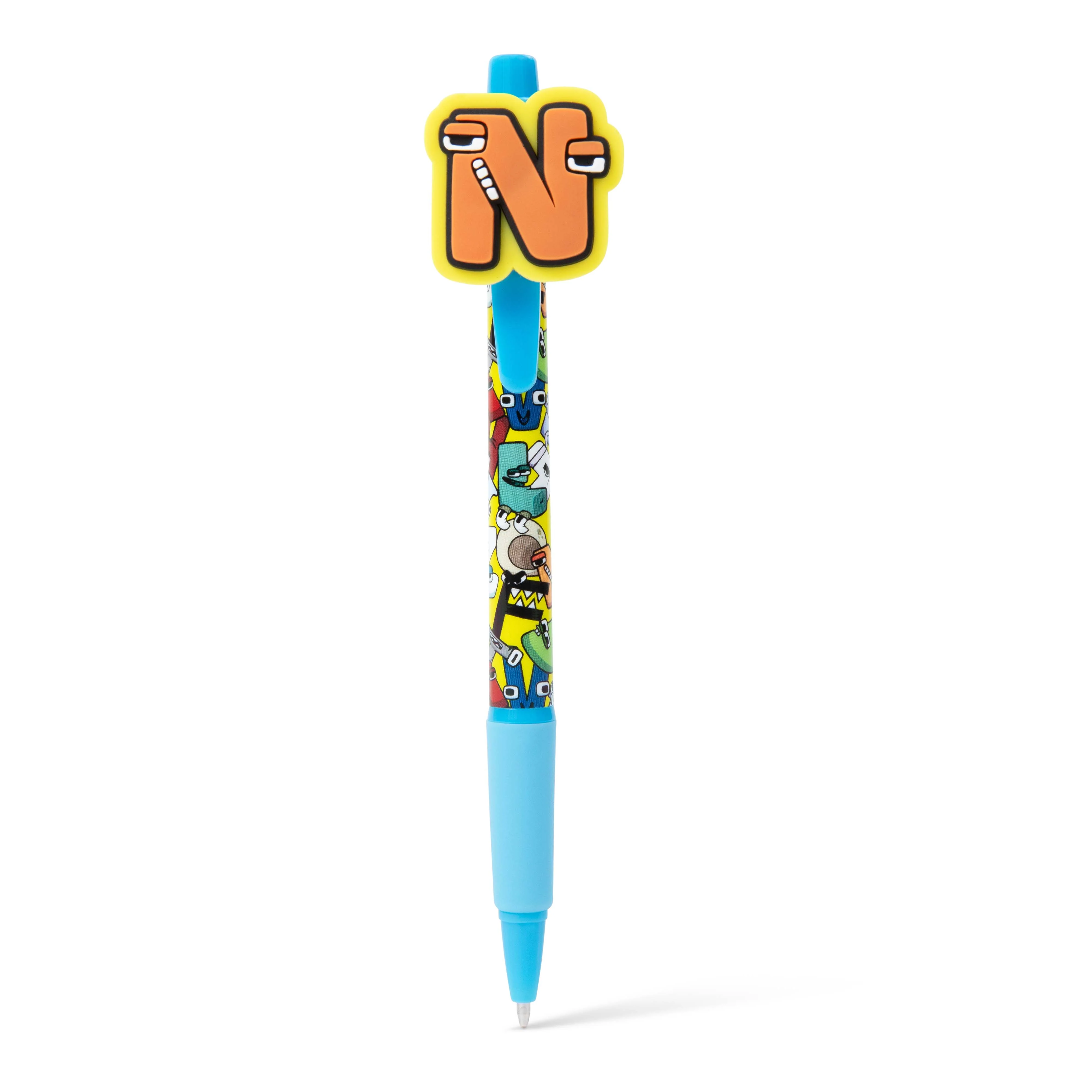 ALPHABET LORE – FNP Charm Pen Set (3-Pack) | 5.6" Tall Writing Utensils w/ Character Toppers | Back-to-School Essentials | School Supplies | Smooth-Writing w/ Black Ink | Officially Licensed - Image 7