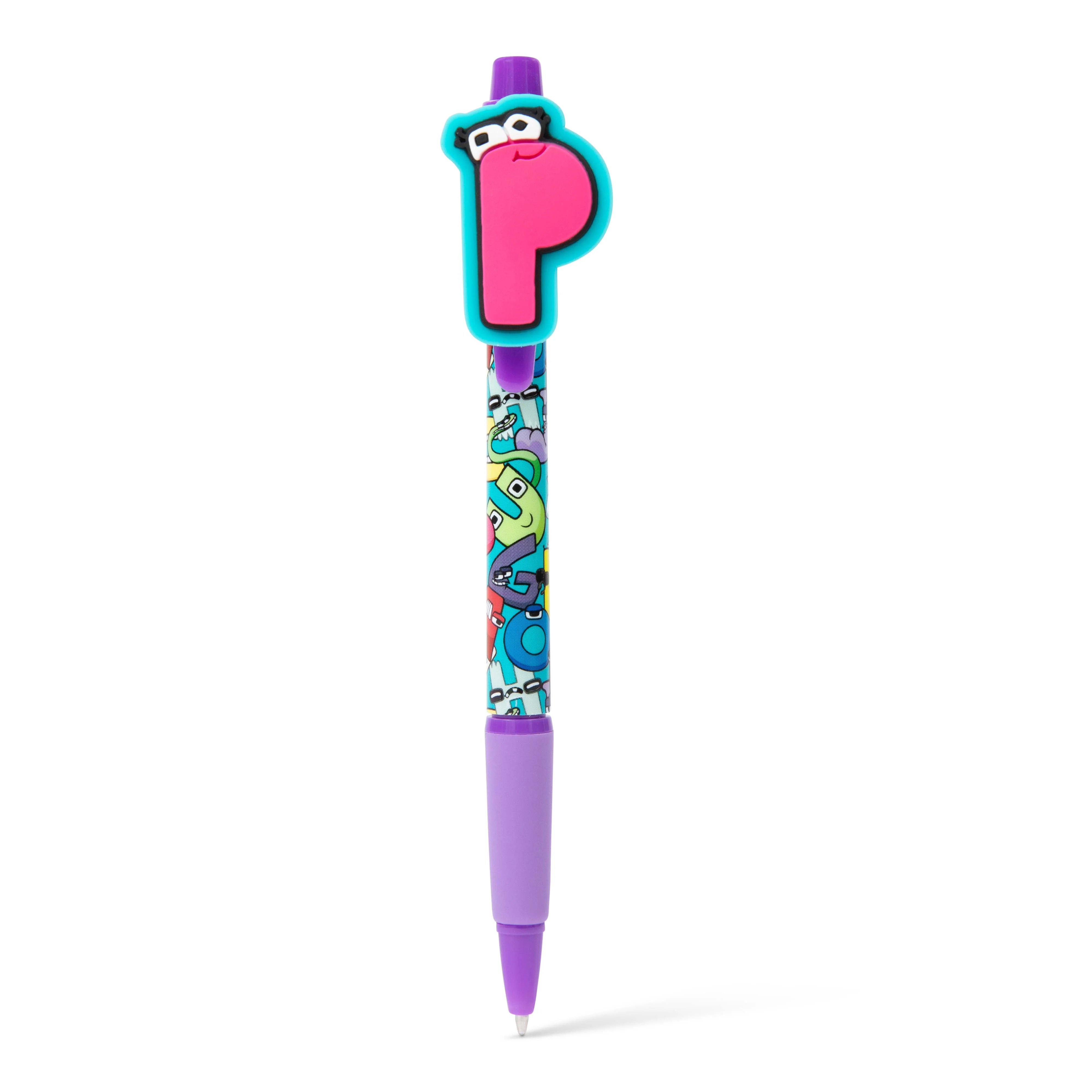 ALPHABET LORE – FNP Charm Pen Set (3-Pack) | 5.6" Tall Writing Utensils w/ Character Toppers | Back-to-School Essentials | School Supplies | Smooth-Writing w/ Black Ink | Officially Licensed - Image 8