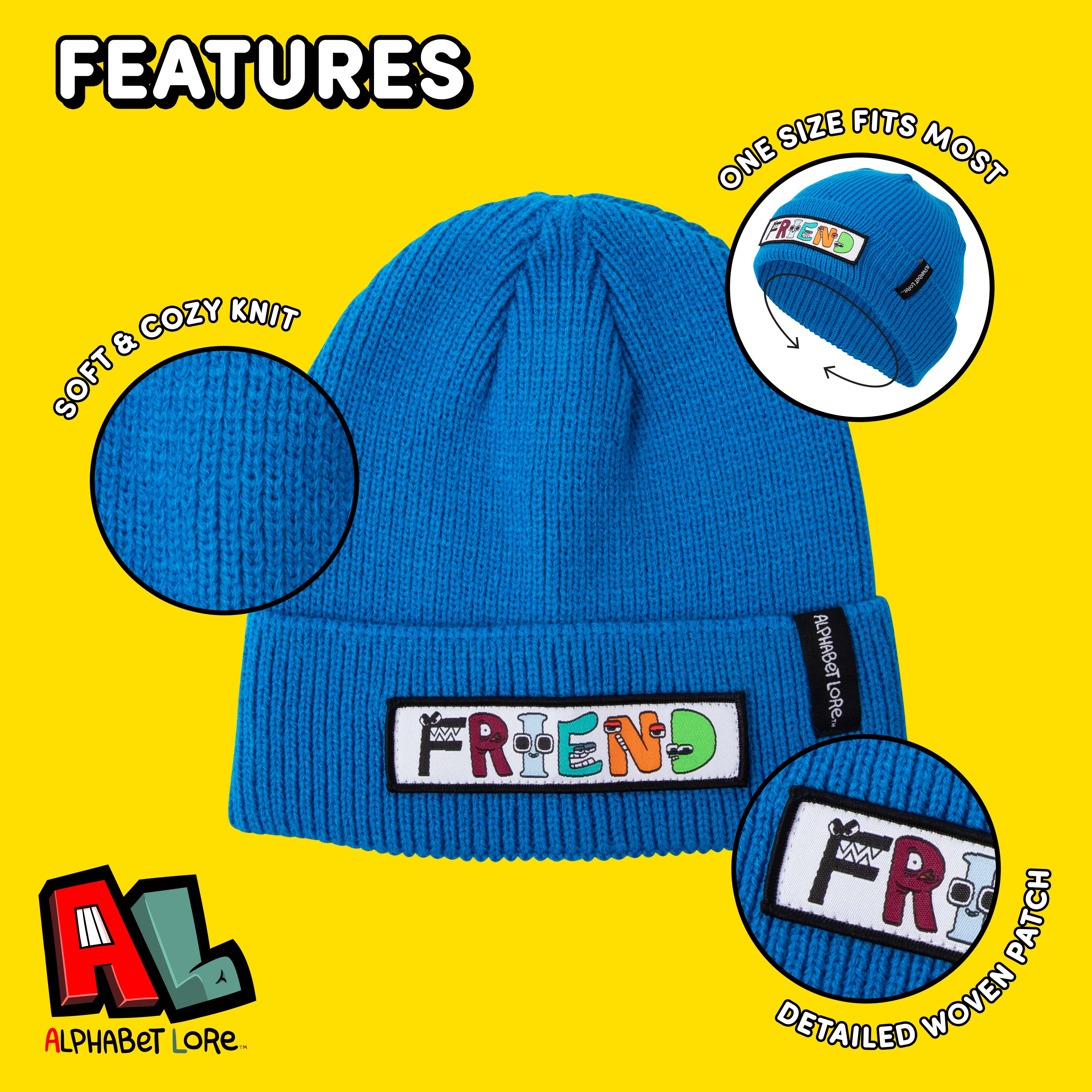 ALPHABET LORE - FRIEND Embroidered Knit Beanie (Unisex) - Image 3