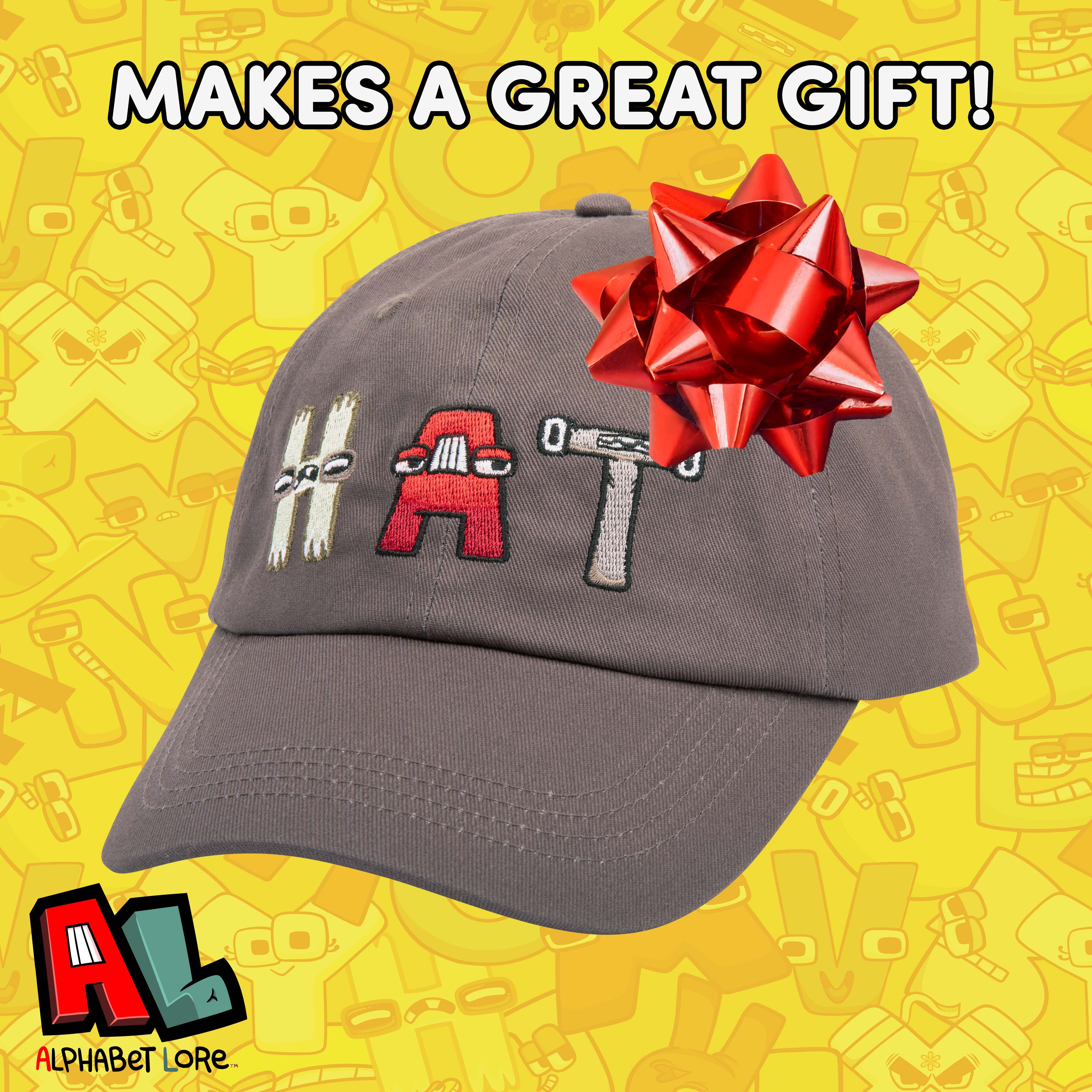 ALPHABET LORE - H A T Embroidered Brimmed Cap (Adjustable Unisex) - Image 6