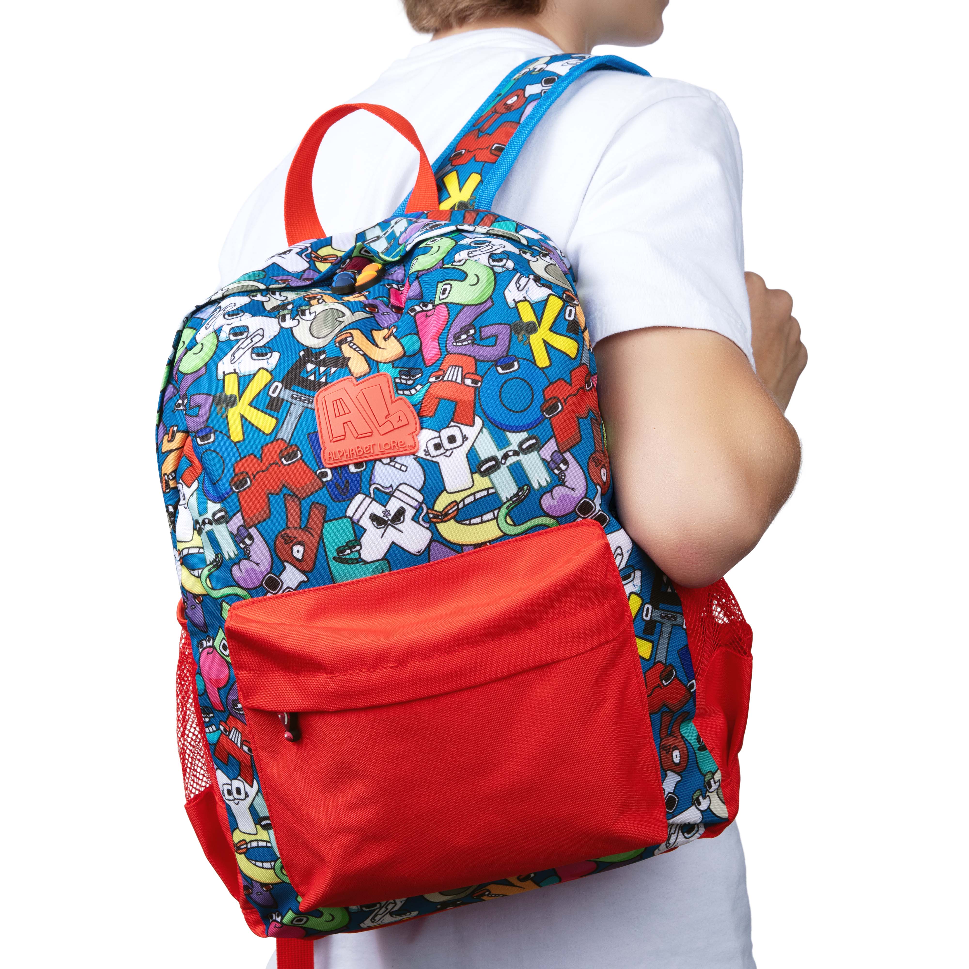 ALPHABET LORE – Letter Jumble Backpack w/ Zipper Charms | 16" Tall Bag w/ Tablet Sleeve & Drink Pouch | Back-to-School Accessory | School Supplies | Officially Licensed - Image 6