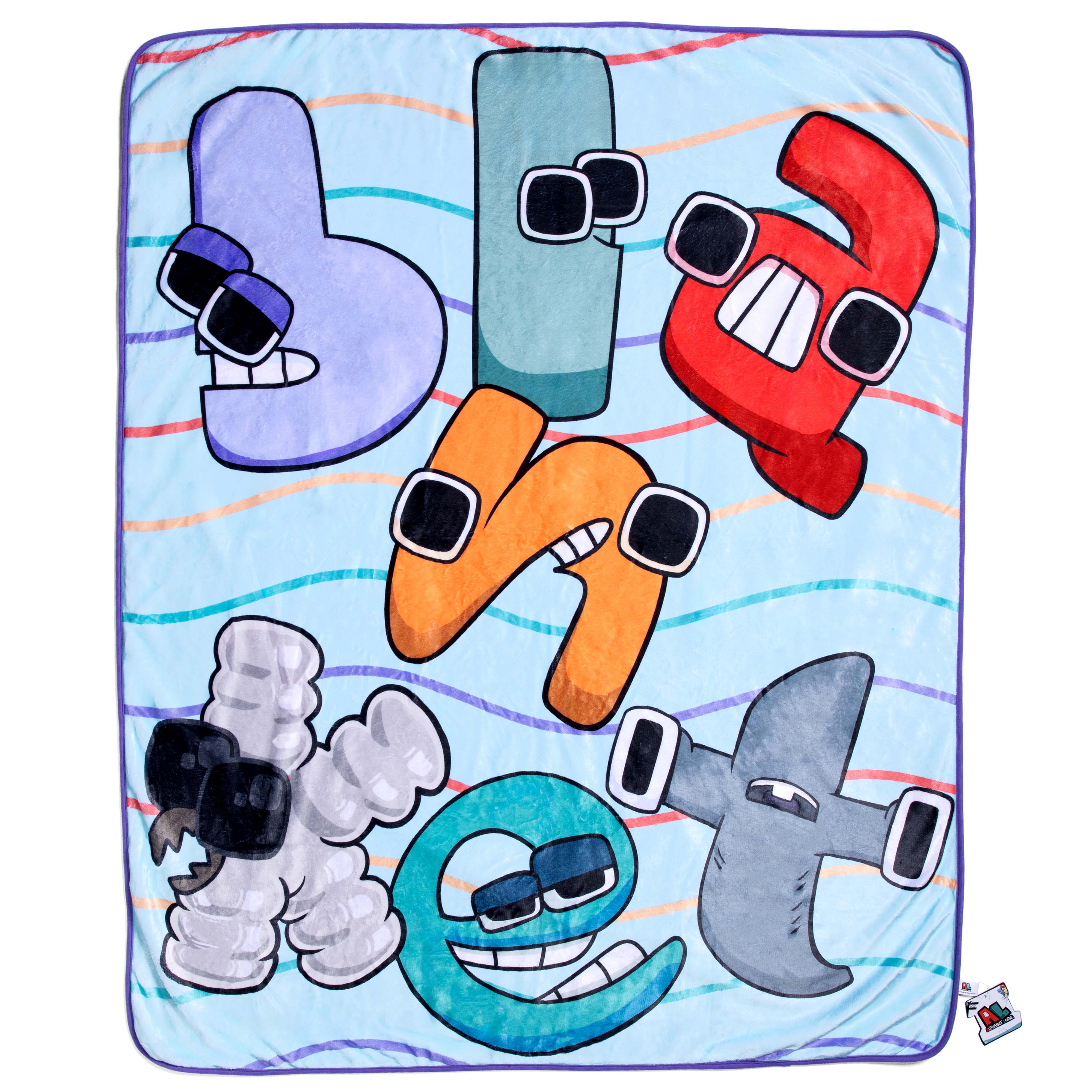 ALPHABET LORE - Letters Fleece Blanket (50 x 60")