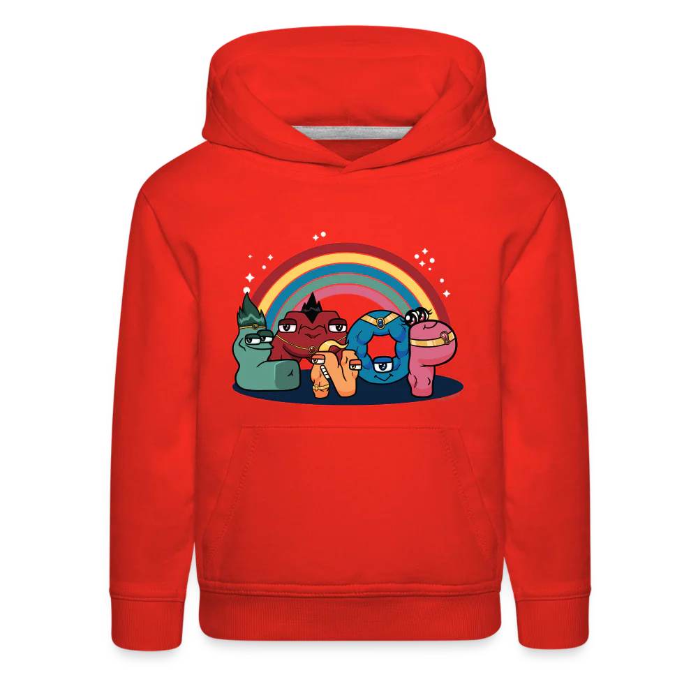 ALPHABET LORE - LMNOP Rainbow Hoodie (Youth) - Image 3