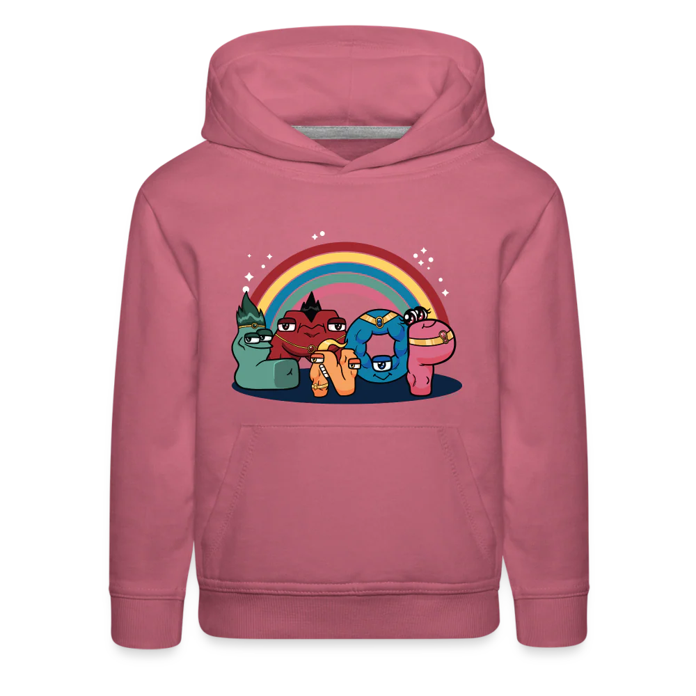 ALPHABET LORE - LMNOP Rainbow Hoodie (Youth) - Image 6