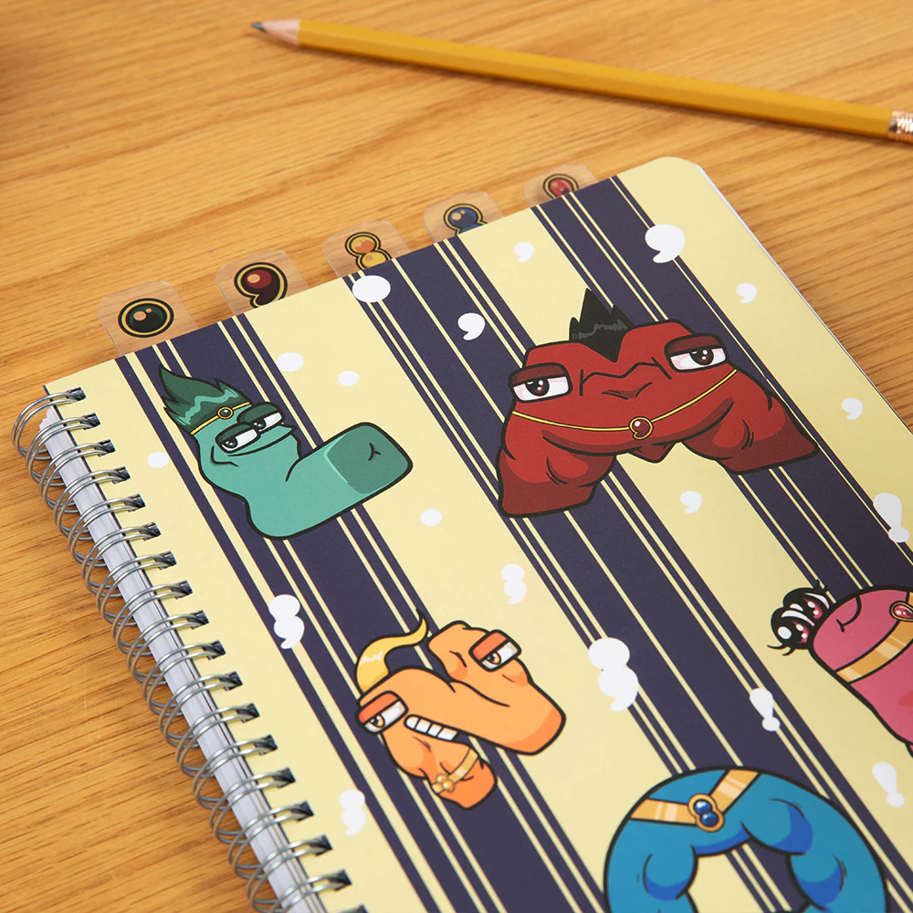ALPHABET LORE - LMNOP Tabbed Notebook (8.5" Notebook w/ Tabbed Dividers, 144 Pages) - Image 3