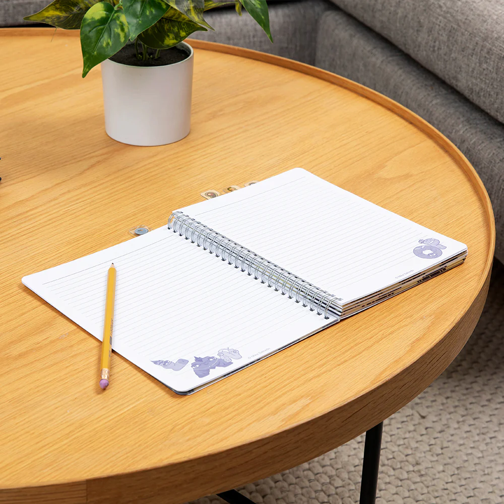 ALPHABET LORE - LMNOP Tabbed Notebook (8.5" Notebook w/ Tabbed Dividers, 144 Pages) - Image 4