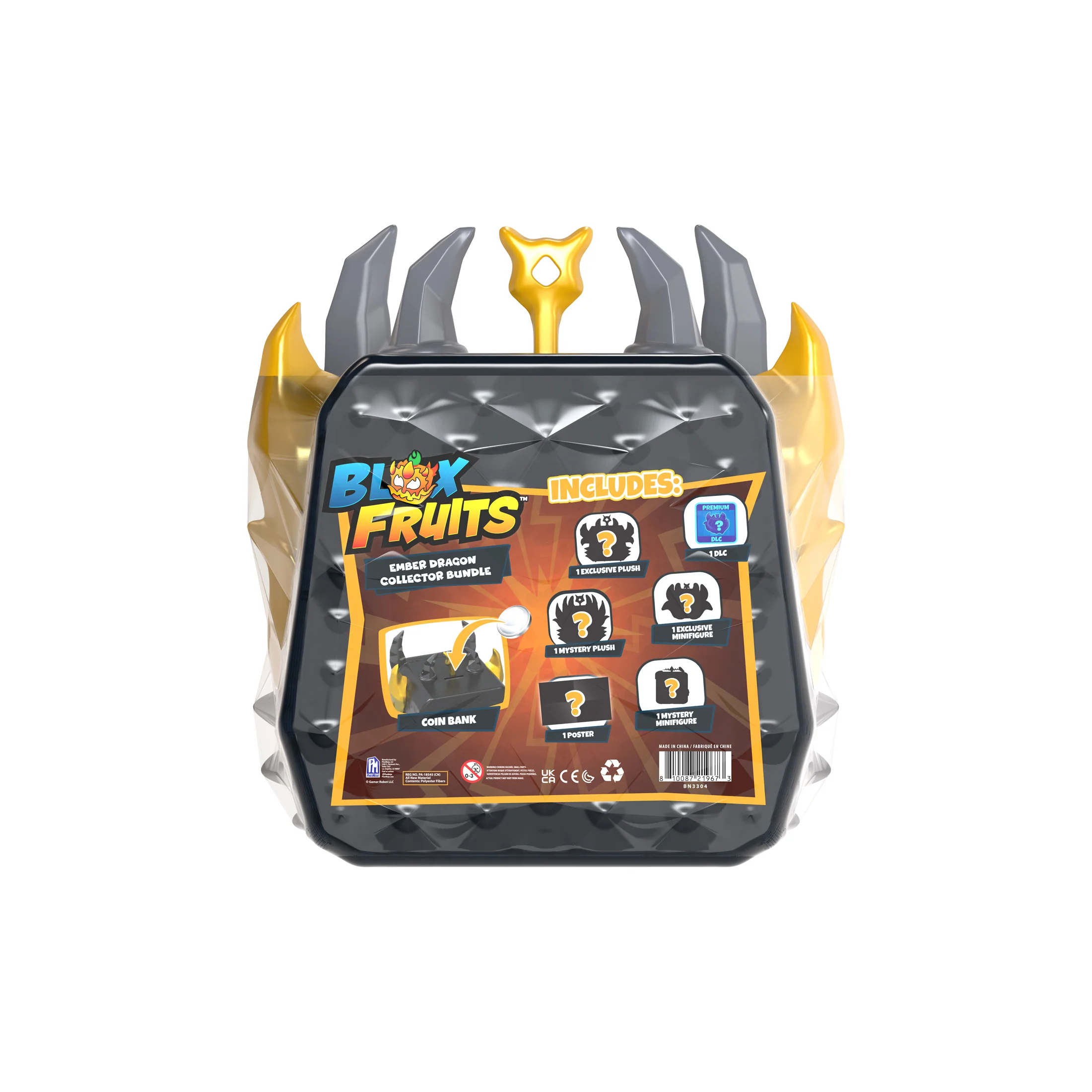 Blox Fruits — Ember Dragon Storage Case Bundle — Series 3 — Plush Toys, Exclusive Minifigures, Poster — Includes DLC Code — Officially Licensed Collector Set by PhatMojo - Image 3