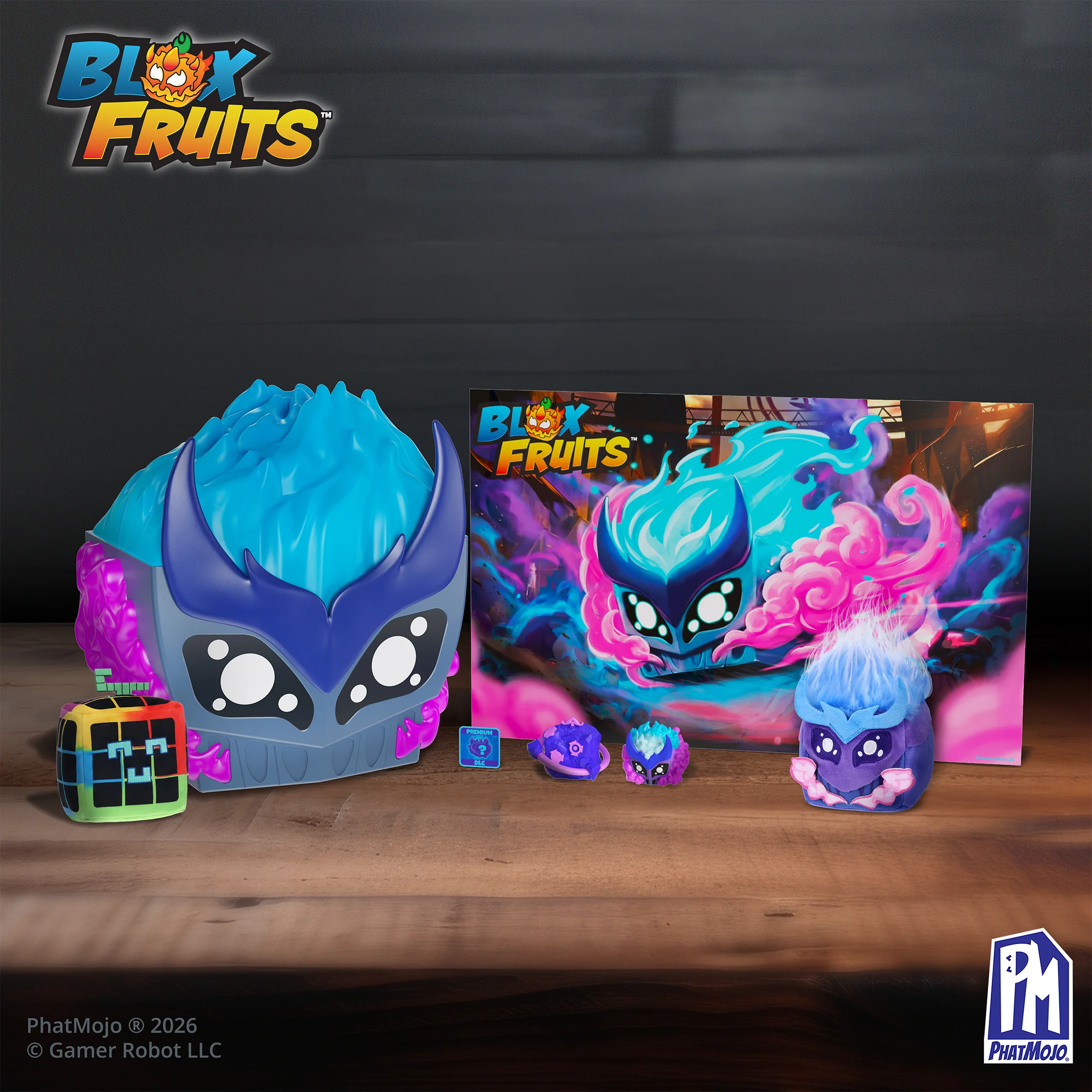 Blox Fruits - Gas Fruit Storage Case Bundle - Series 3 - Plush Toys, Minifigures, Poster - Includes DLC Code Redeemable on Roblox - Officially Licensed Collector Set by PhatMojo - Image 3