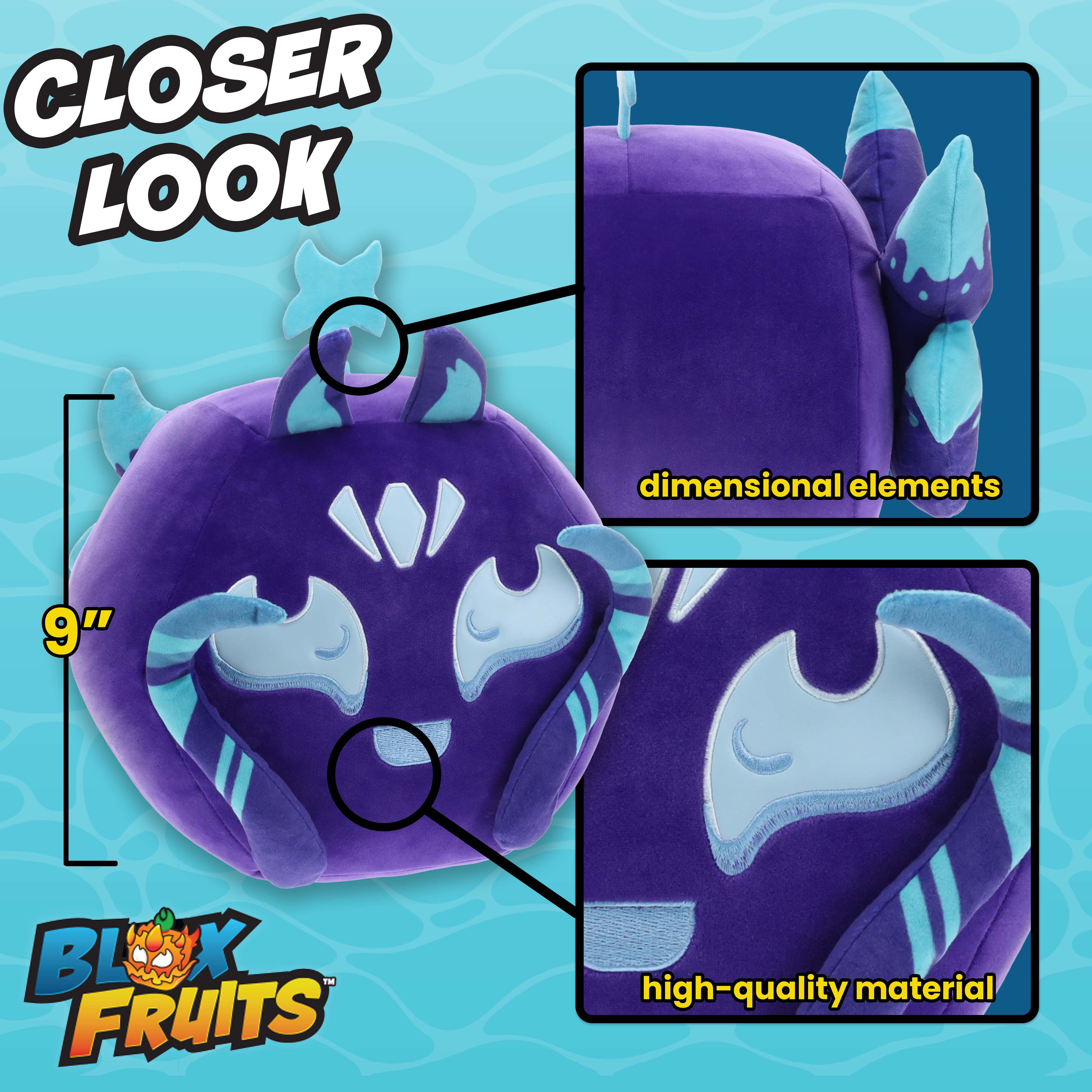 BLOX FRUITS - Kitsune Huge Plush (9" Tall, Series 2) [Includes DLC] - Image 4