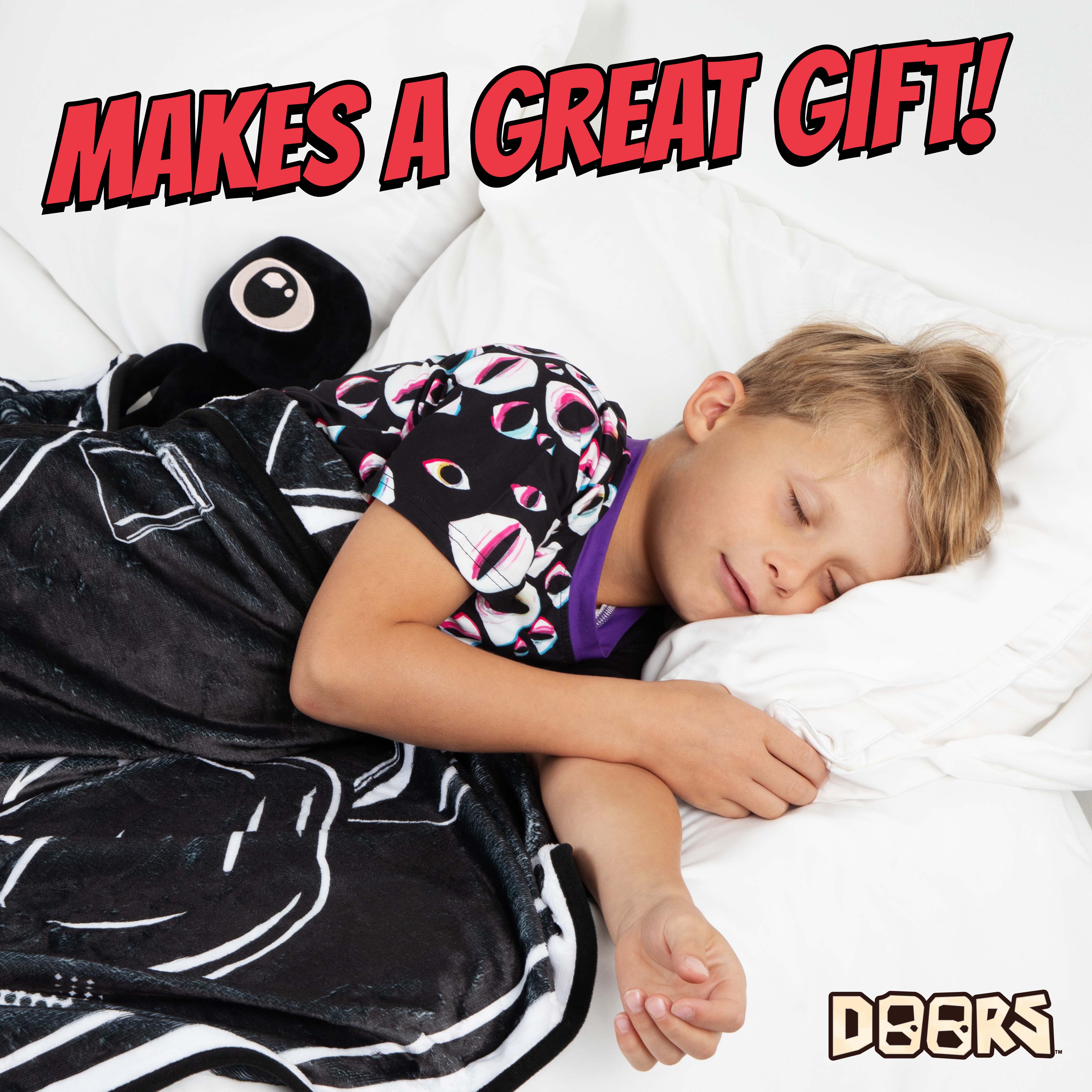 DOORS - Split Eyes Short-Sleeve Pajamas Set (Kids Unisex) - Image 3