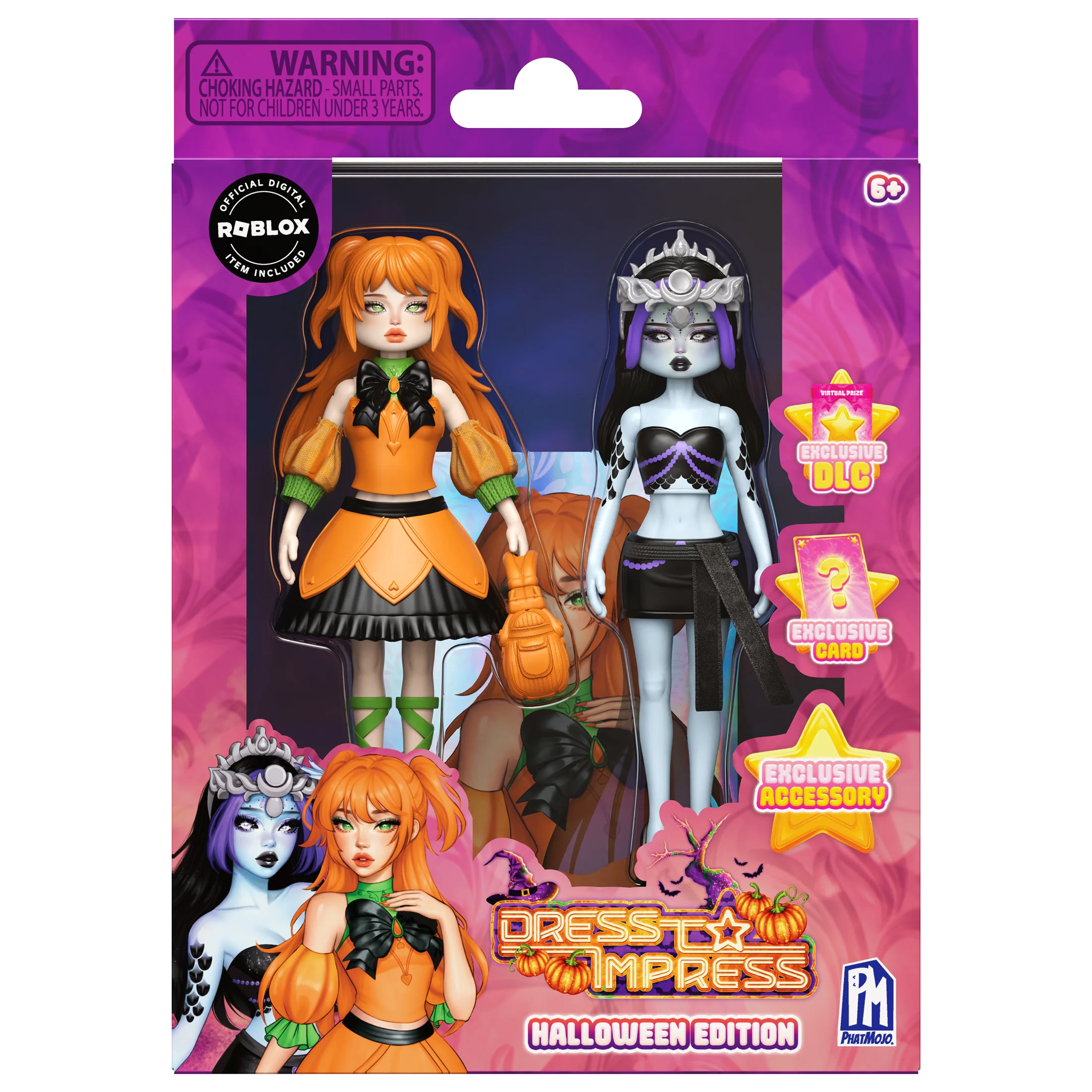 Dress To Impress — Mystery Models — Small Dolls 3-Pack — Halloween Edition — Series 2 — Includes DLC Code — Officially Licensed Collector Set by PhatMojo - Image 3