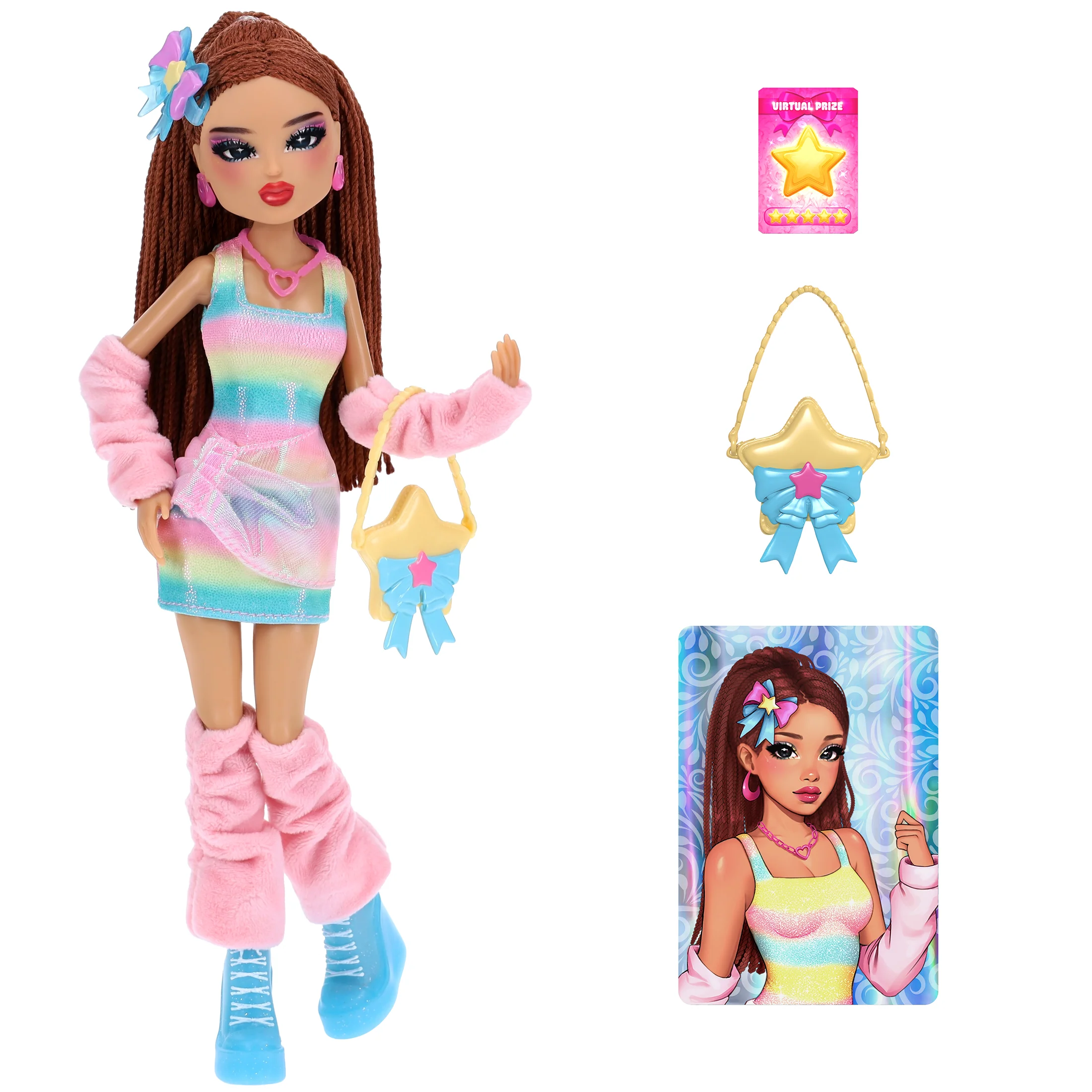 Dress To Impress — Stardust Softie Fashion Doll — Series 1 Wave 1 — 11.5-Inch Tall — Includes DLC Code — Officially Licensed Doll by PhatMojo - Image 3