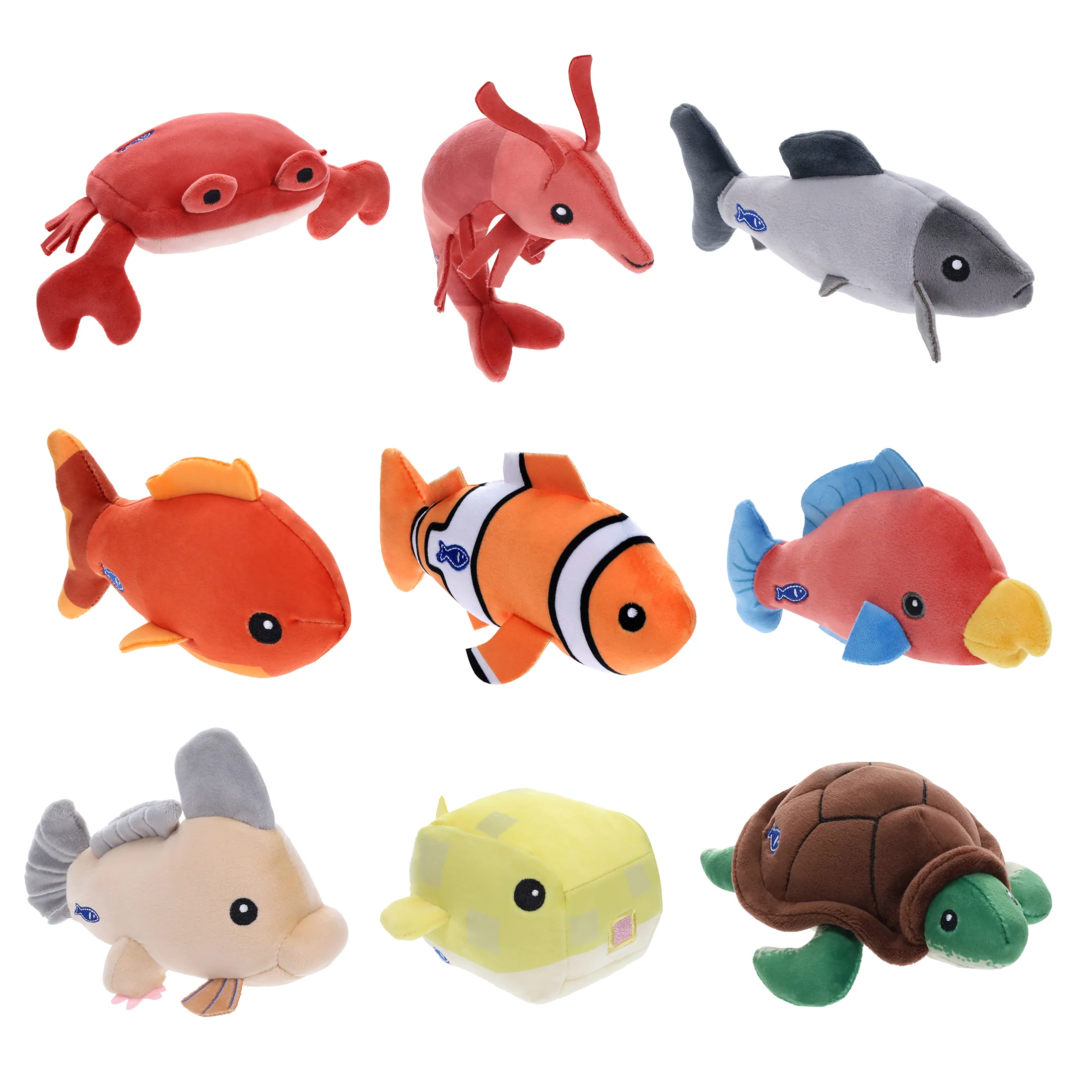 Fisch — Mystery Collectible Plush — Assortment — Series 1 — 4-Inch Plush Sea Creatures — Includes DLC Code — Officially Licensed