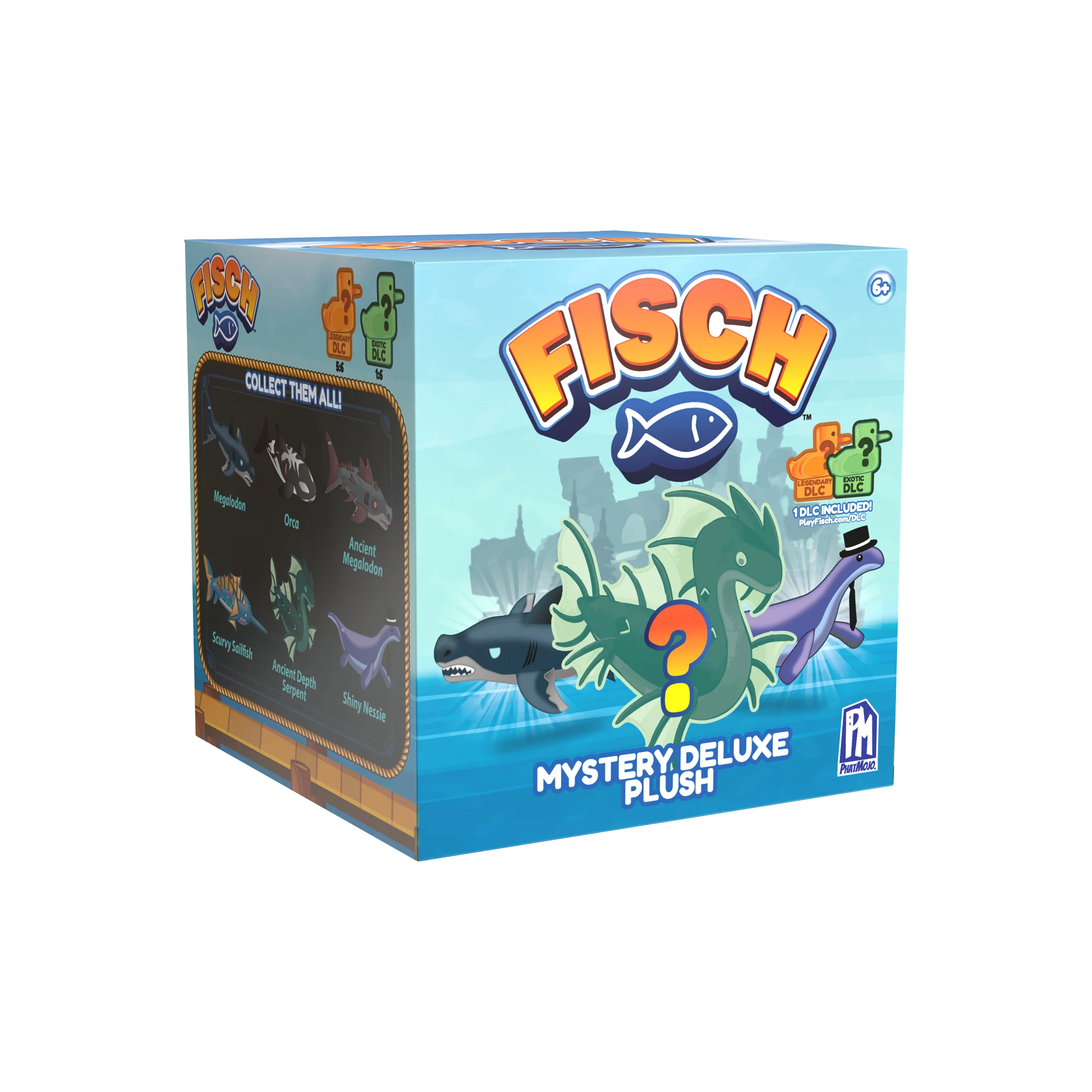 Fisch — Mystery Deluxe Plush — Assortment — Series 1 — Includes DLC Code — Officially Licensed