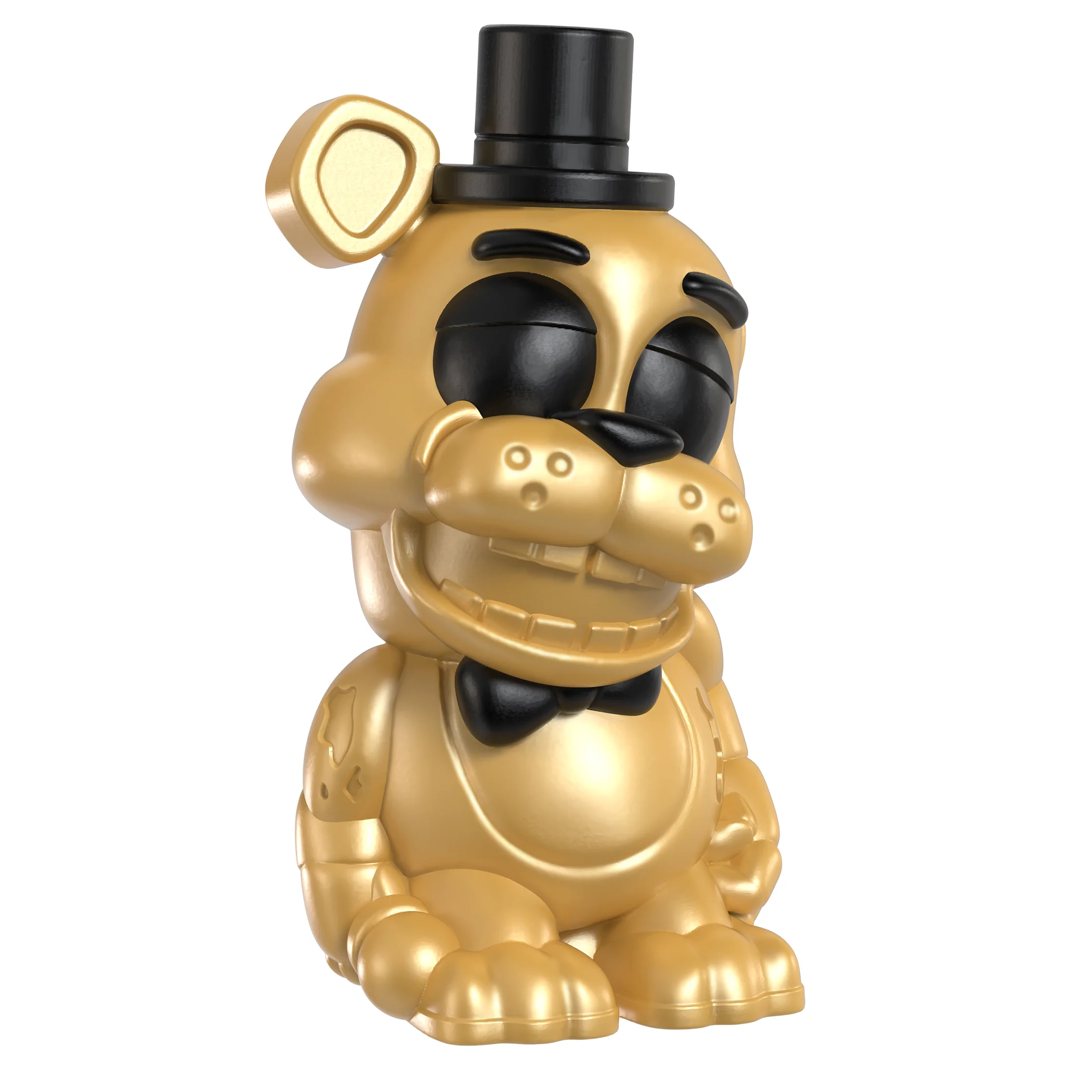 Five Nights at Freddy’s (FNAF) - Golden Animatronic Freddy Storage Case Bundle - Series 2 - LED Lights, Sounds - Plush Toys, Exclusive Microfigures, Collectible Cards, Sticker Sheet, Postcard - Officially Licensed Collector Set by PhatMojo - Image 3