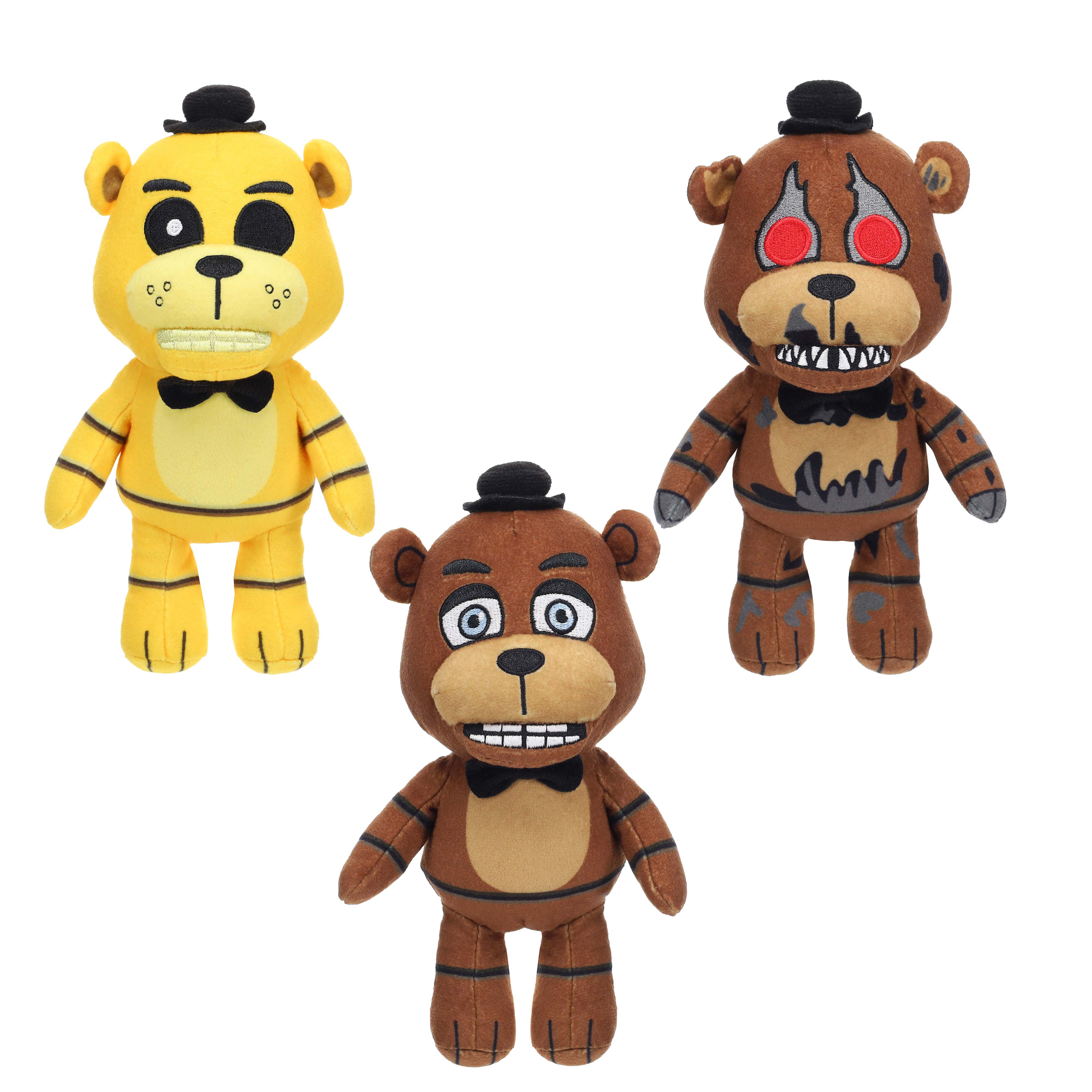 FIVE NIGHTS AT FREDDY'S - Freddy Fazbear Animatronic Bundle (11 Items, Blinking Eyes w/ Lights & Sounds) - Image 3