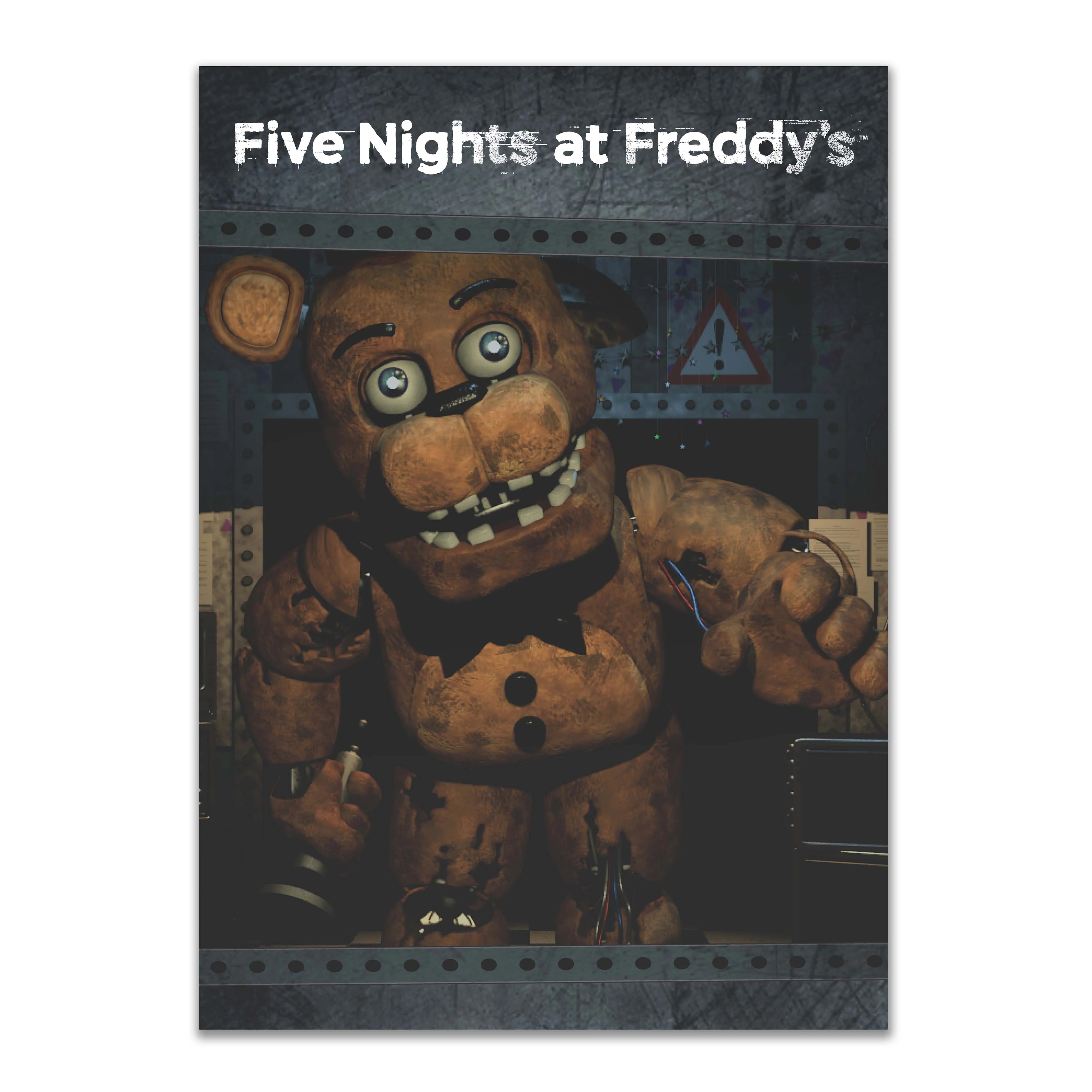 FIVE NIGHTS AT FREDDY'S - Freddy Fazbear Animatronic Bundle (11 Items, Blinking Eyes w/ Lights & Sounds) - Image 4