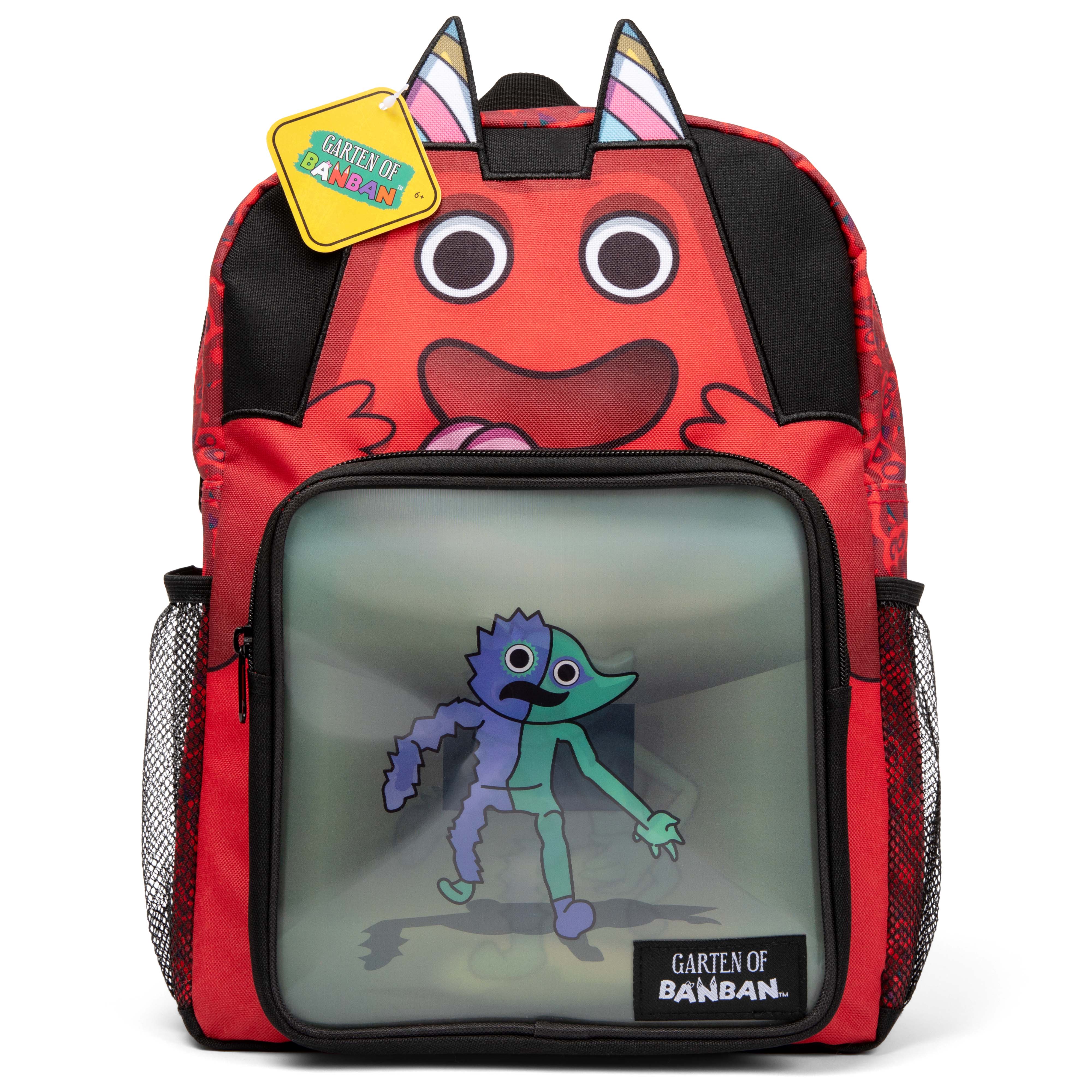 GARTEN OF BANBAN – Banban Backpack w/ Lenticular Pocket | 16" Tall Bag w/ Tablet Sleeve & Drink Pouch | Back-to-School Accessory | School Supplies | Officially Licensed
