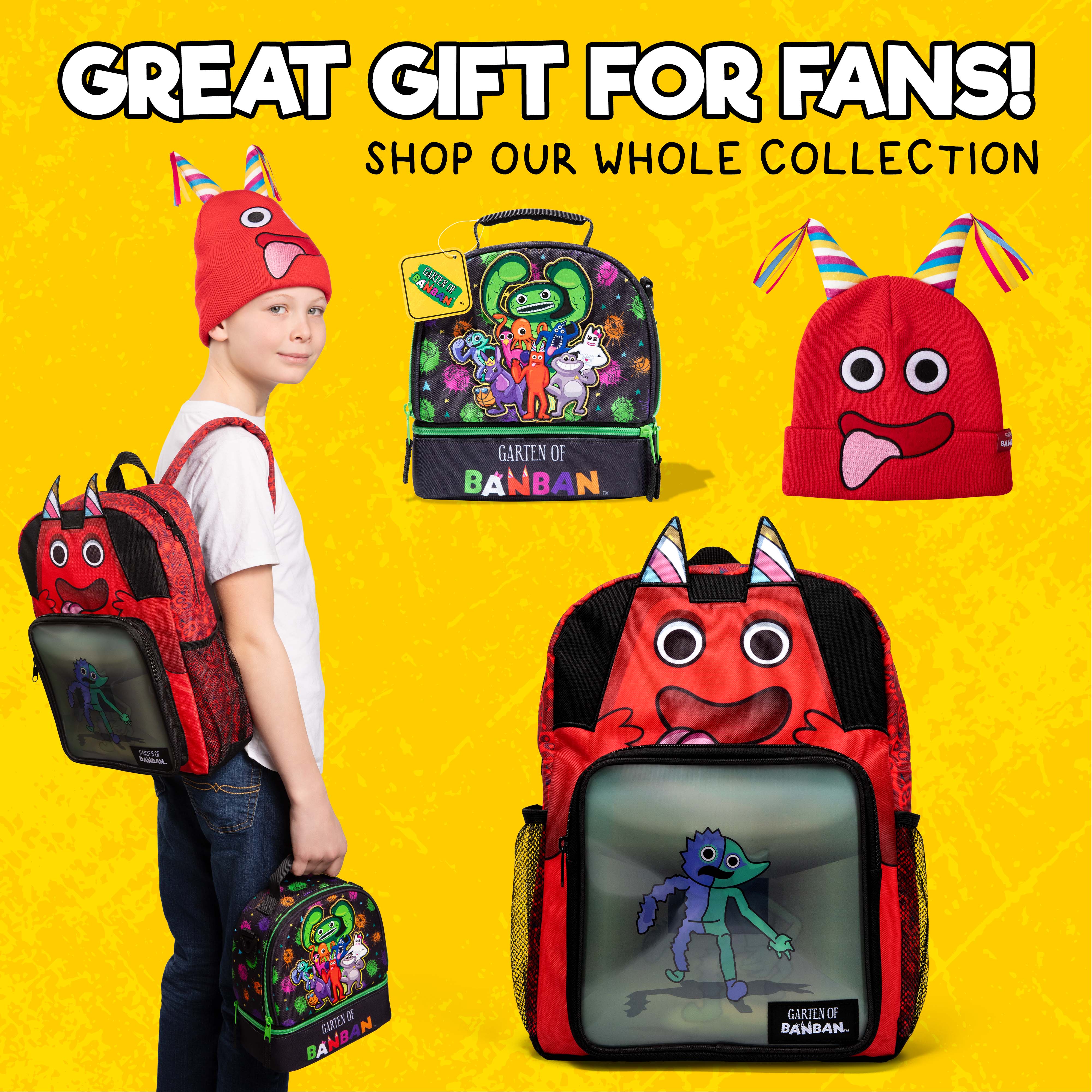 GARTEN OF BANBAN – Banban Backpack w/ Lenticular Pocket | 16" Tall Bag w/ Tablet Sleeve & Drink Pouch | Back-to-School Accessory | School Supplies | Officially Licensed - Image 5