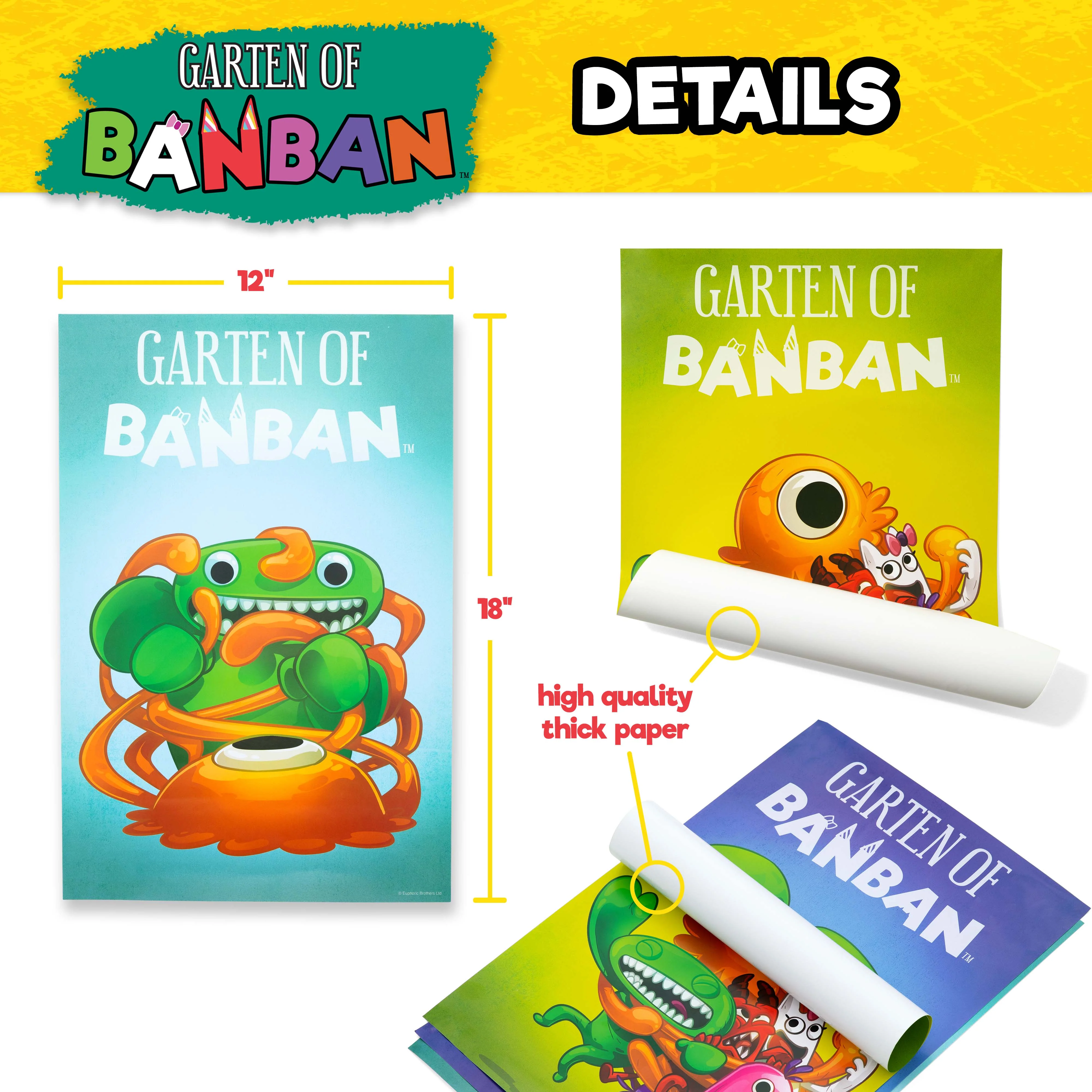 GARTEN OF BANBAN - Banban Battle 3pc Poster Set (12" x 18") - Image 2