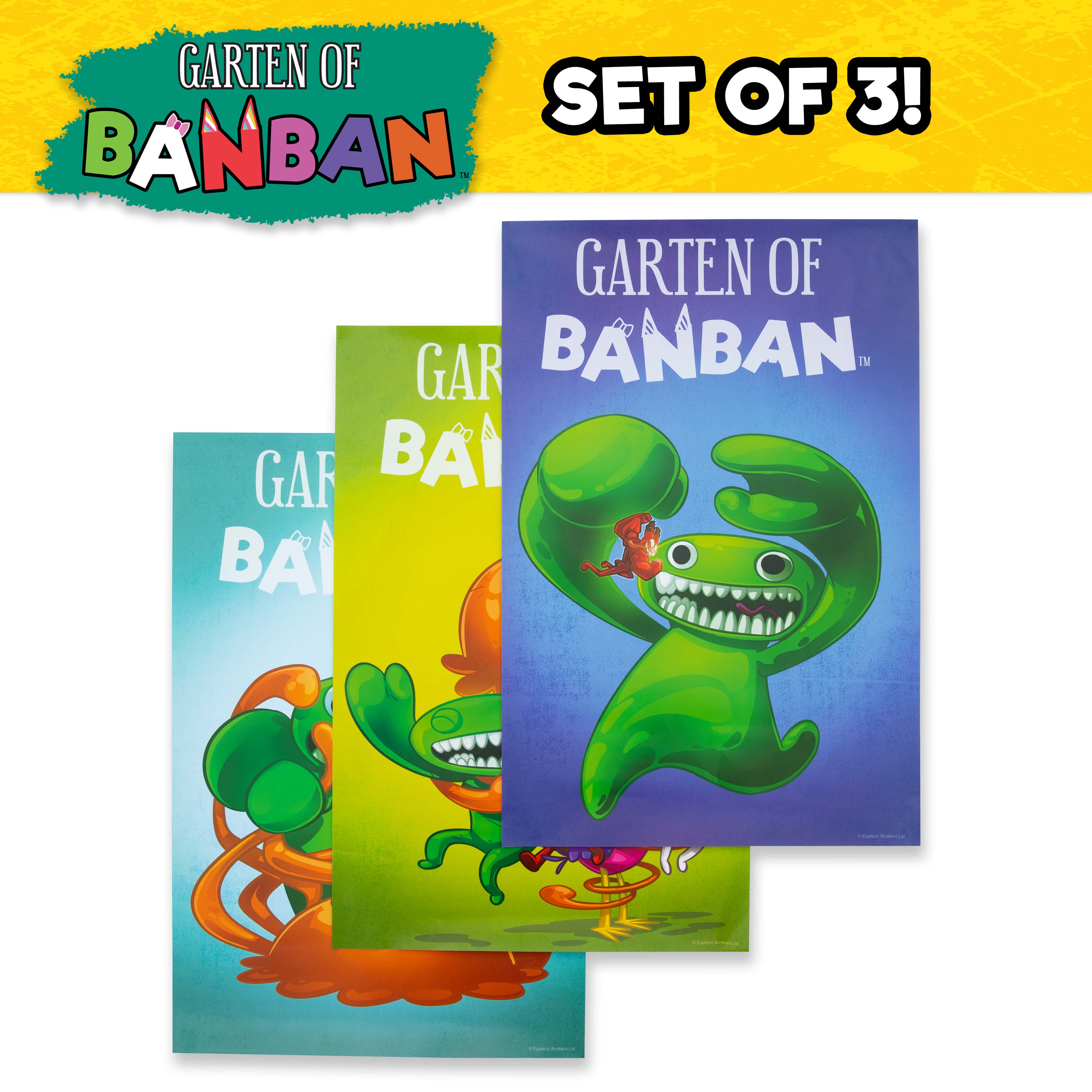 GARTEN OF BANBAN - Banban Battle 3pc Poster Set (12" x 18") - Image 5