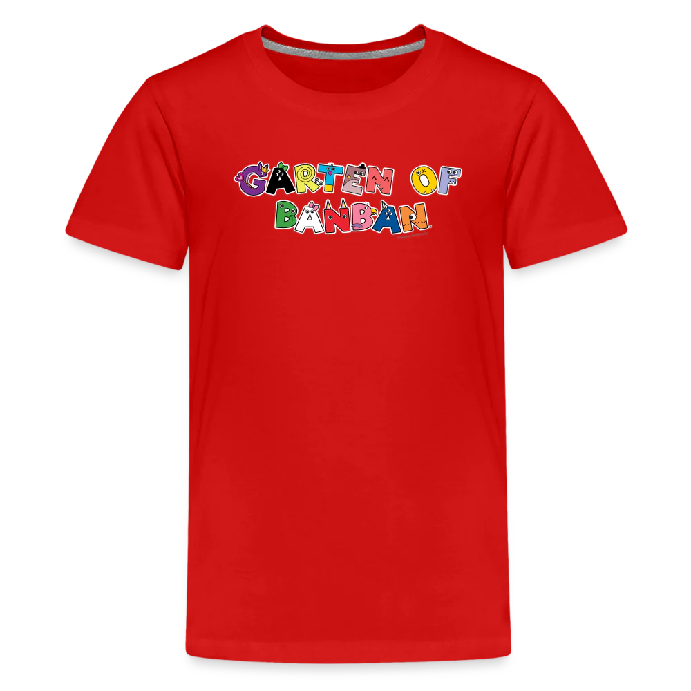 GARTEN OF BANBAN - Character Letters T-Shirt (Youth) - Image 4
