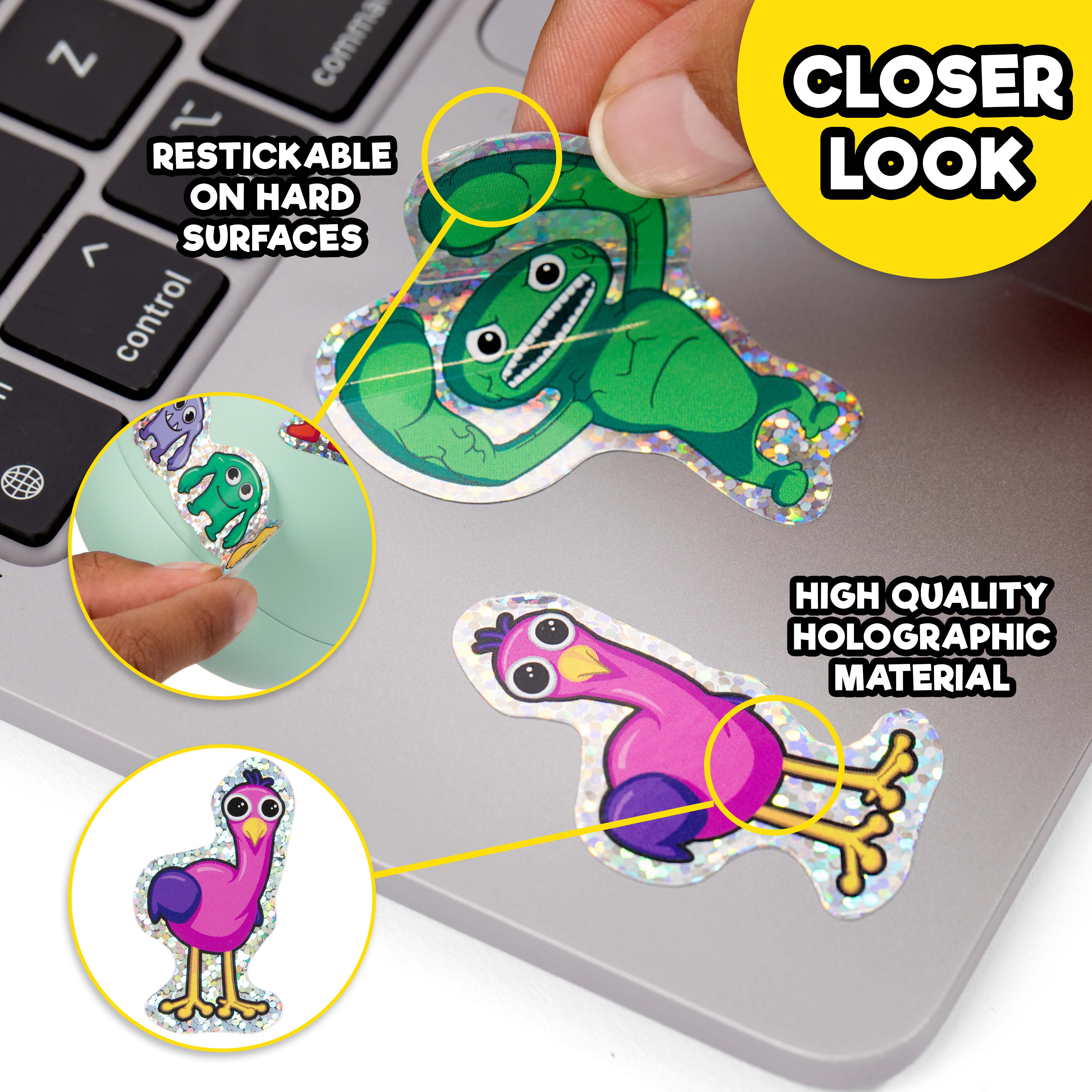 GARTEN OF BANBAN - Holographic Sticker Set 12-Pack (4" Stickers, Reusable) - Image 4