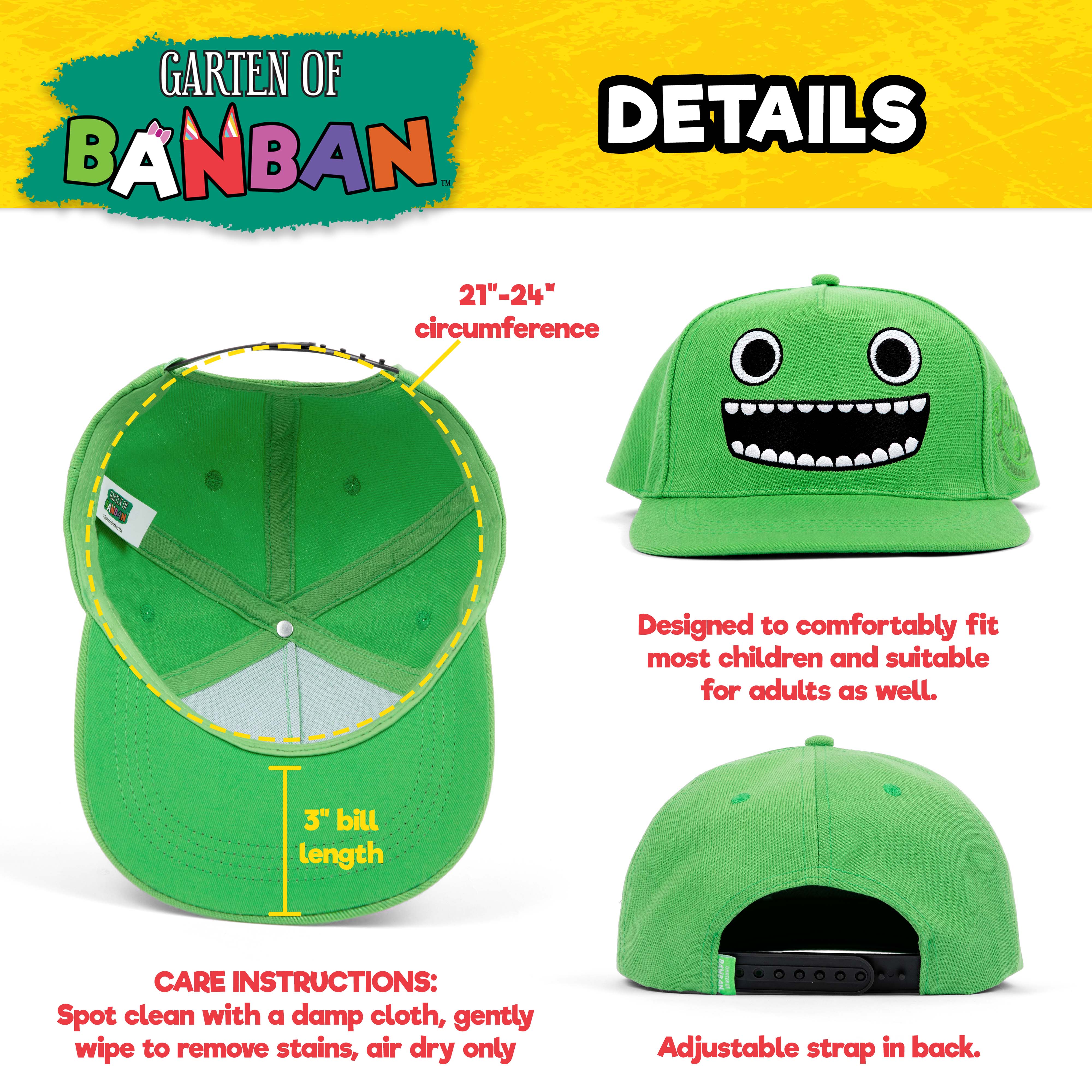 GARTEN OF BANBAN - Jumbo Josh Brimmed Cap (Adjustable Hat w/ Embroidery) - Image 4