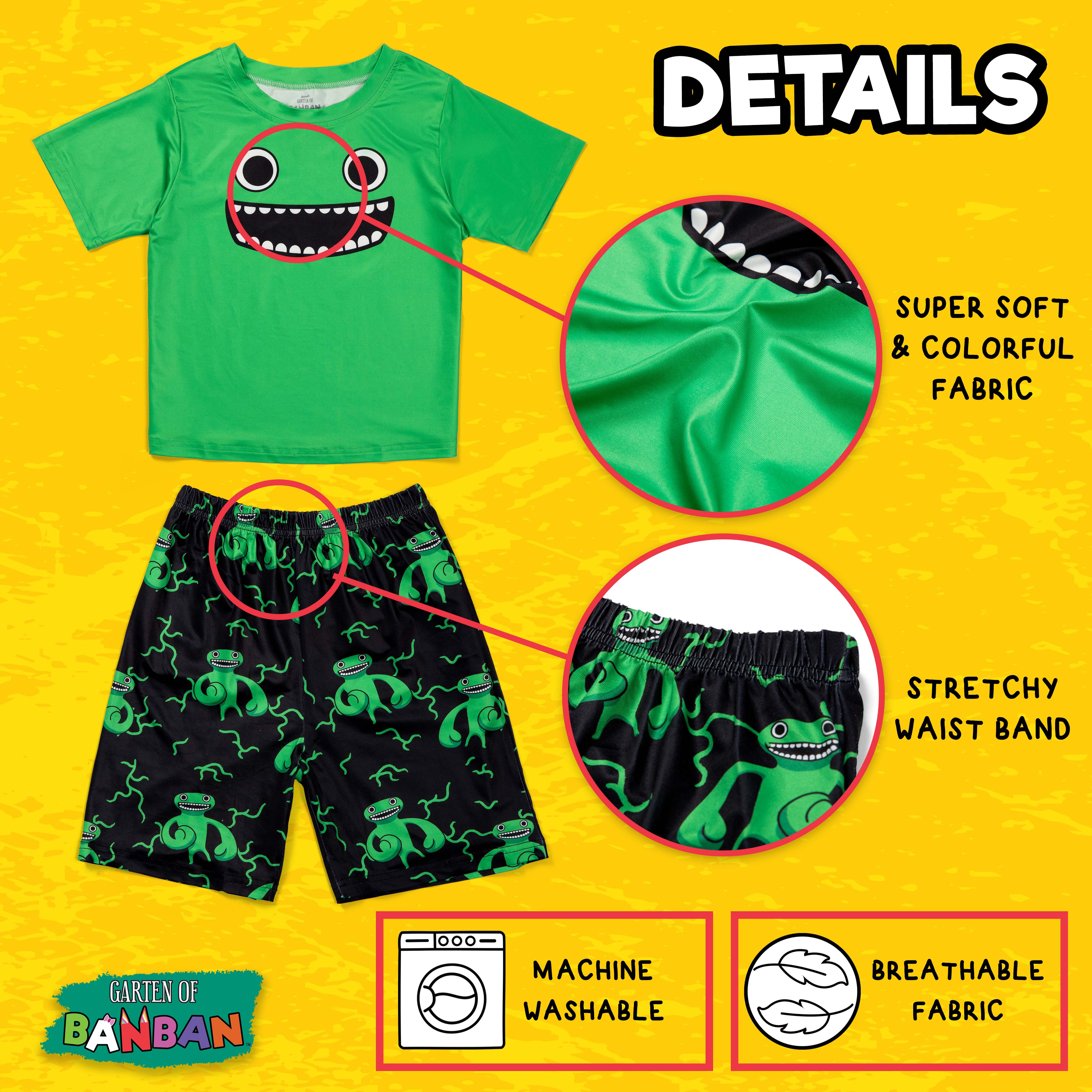 GARTEN OF BANBAN - Jumbo Josh Short-Sleeve Pajamas Set (Kids Unisex) - Image 4