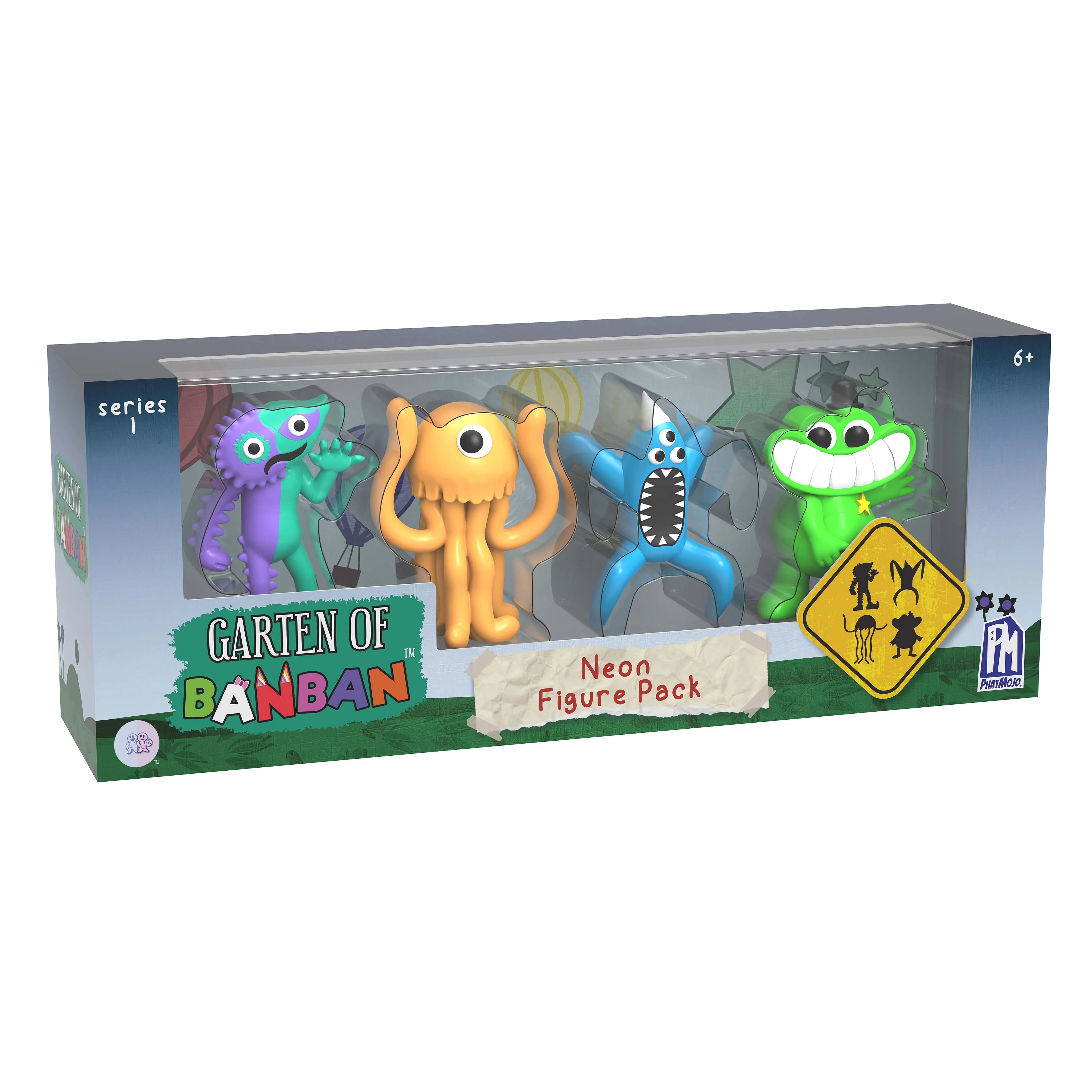 GARTEN OF BANBAN - Neon Minifigure 4-Pack (Series 1)