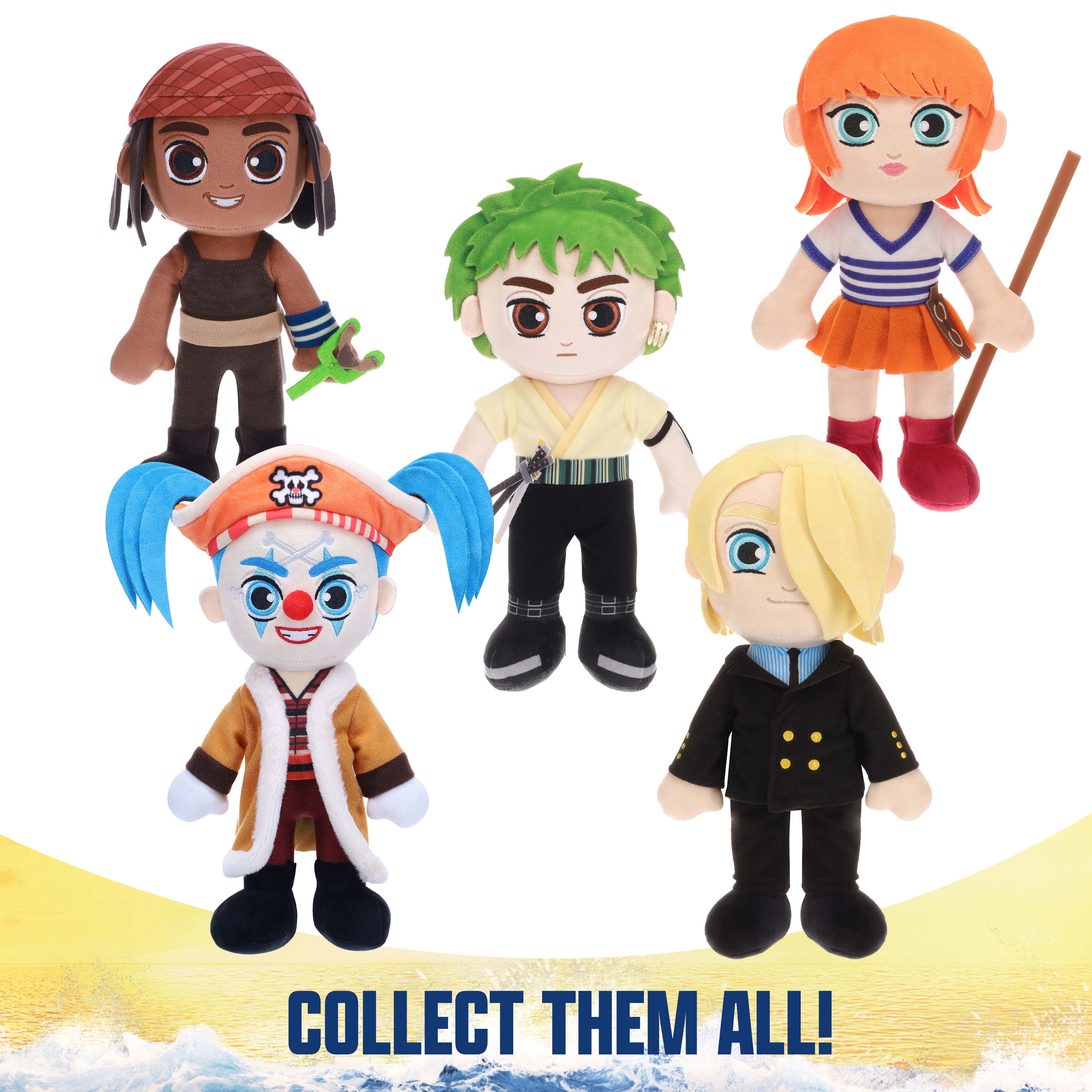 ONE PIECE - Buggy Deluxe Plush (11" Tall, Series 1) - Image 3
