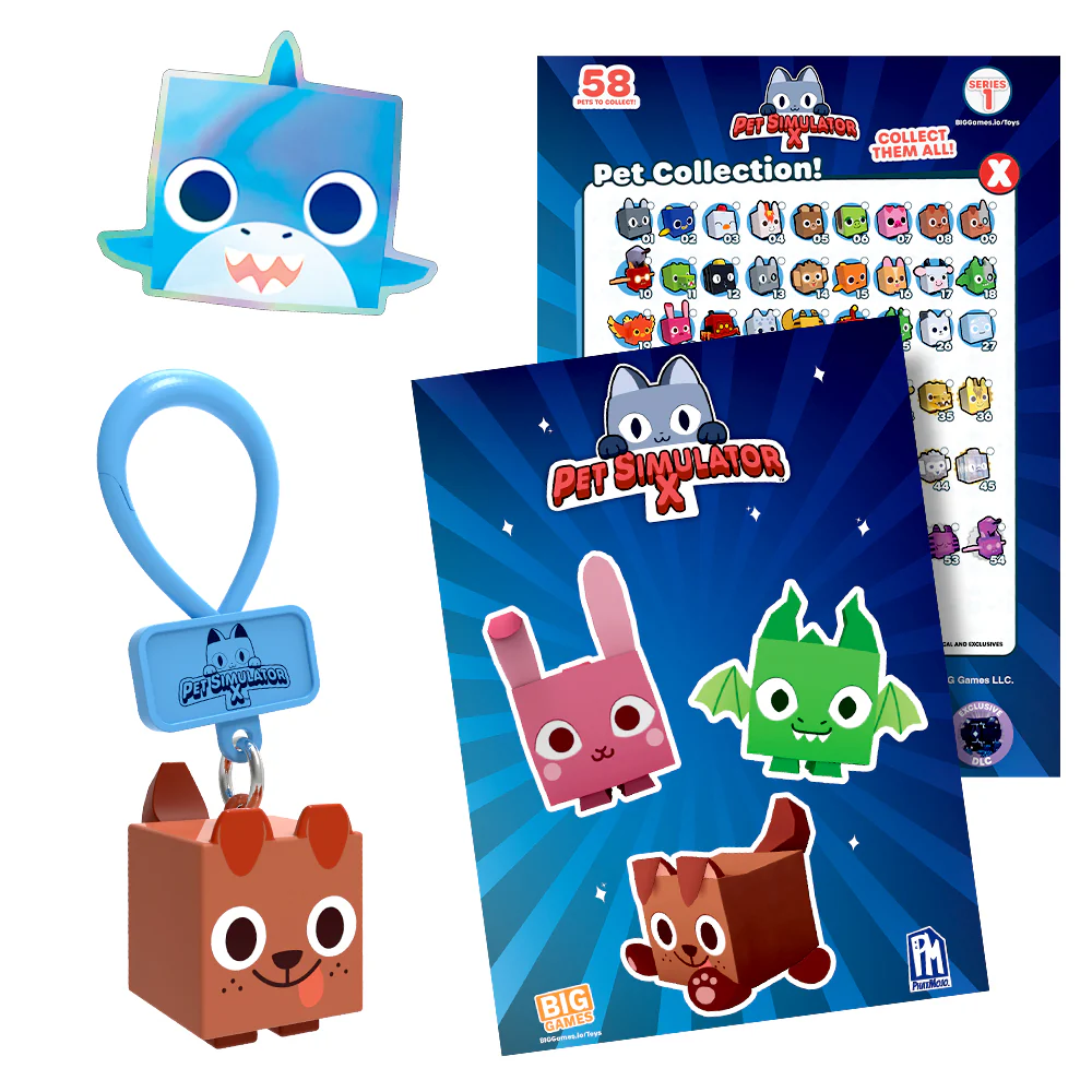 PET SIMULATOR - Blue Treasure Chest Ultimate Bundle (12" Case w/ 11 Items, Series 1) [ONLINE EXCLUSIVE] [Includes DLC] - Image 5