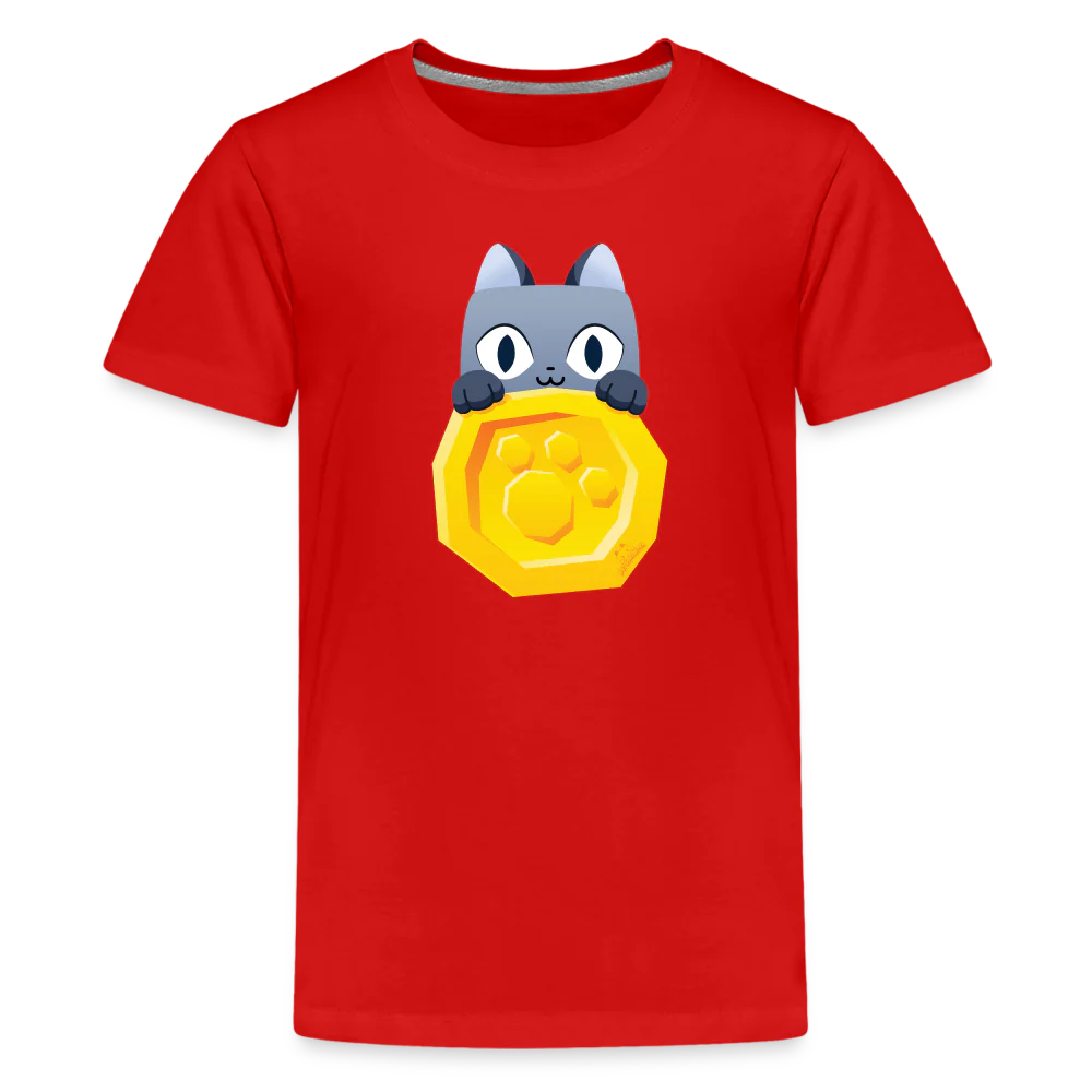 PET SIMULATOR - Cat Coin T-Shirt (Youth) - Image 10