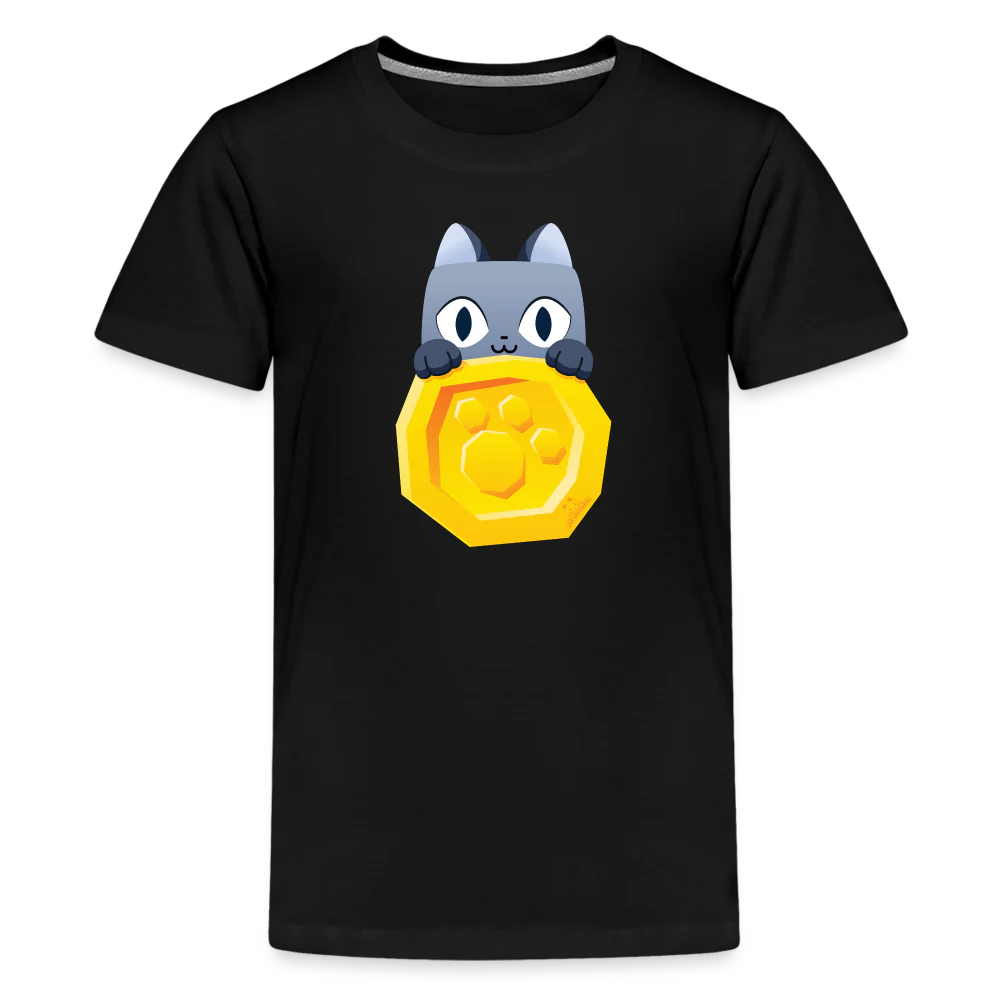 PET SIMULATOR - Cat Coin T-Shirt (Youth) - Image 12